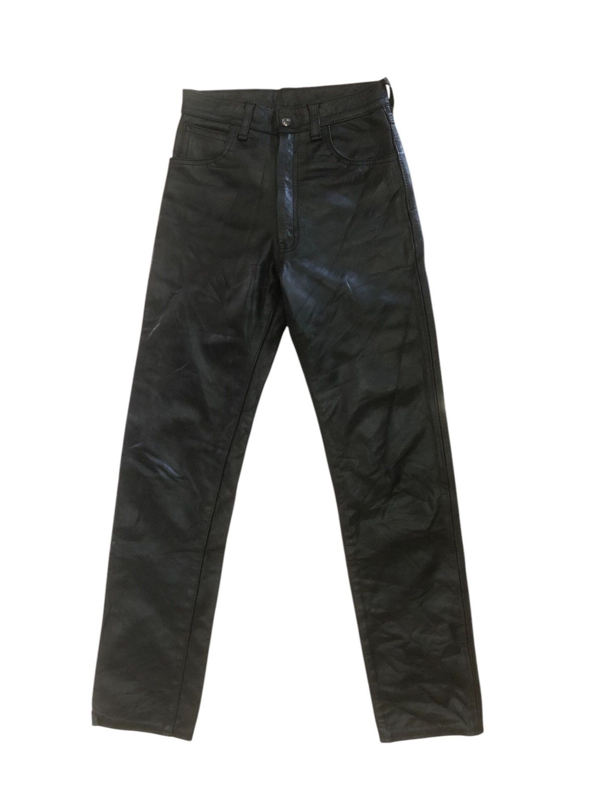 Aero Leathers × Cowboy Equipment × Leather Aero Steerhide Leather Pants Size US 27 - 2 Thumbnail