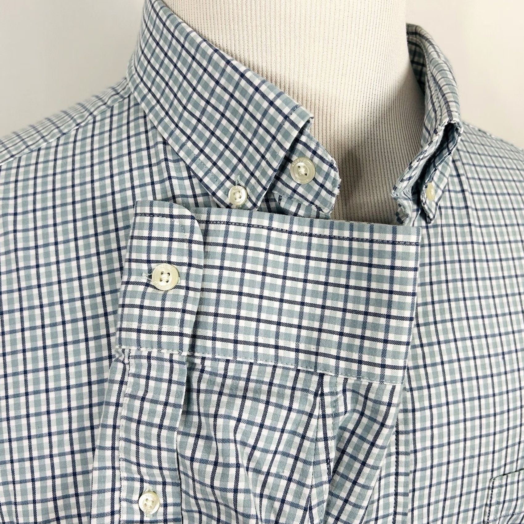 Vineyard Vines Vineyard Vines Tucker Shirt 2XL Classic Fit Button-Front Plaid Blue White Shirt Mens Regular Long Sleeve Size US XXL / EU 58 / 5 - 4 Thumbnail