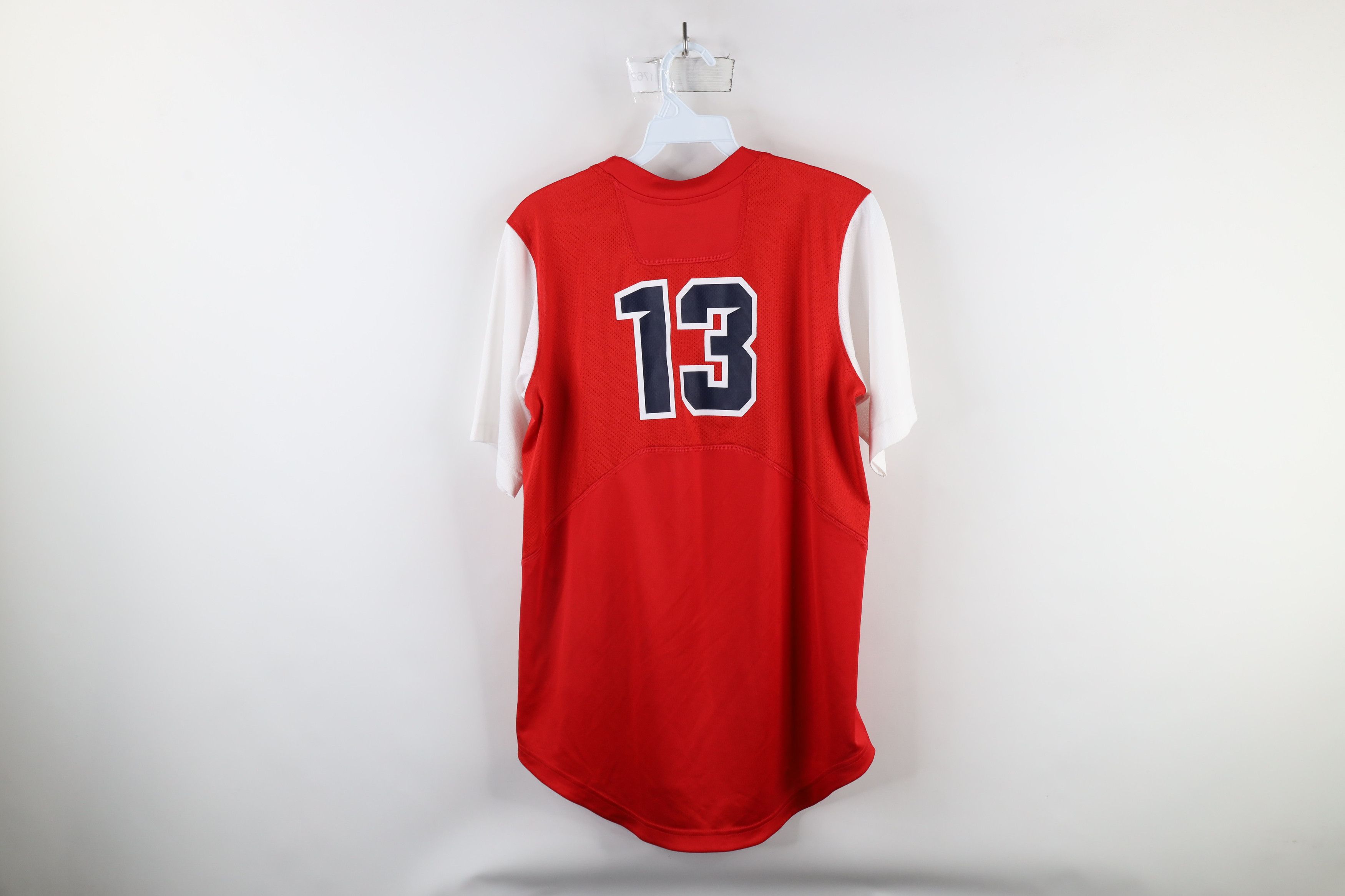 Nike × Vintage Nike Team USA Short Sleeve Softball Jersey Shirt Red #13 Size M / US 6-8 / IT 42-44 - 13 Thumbnail
