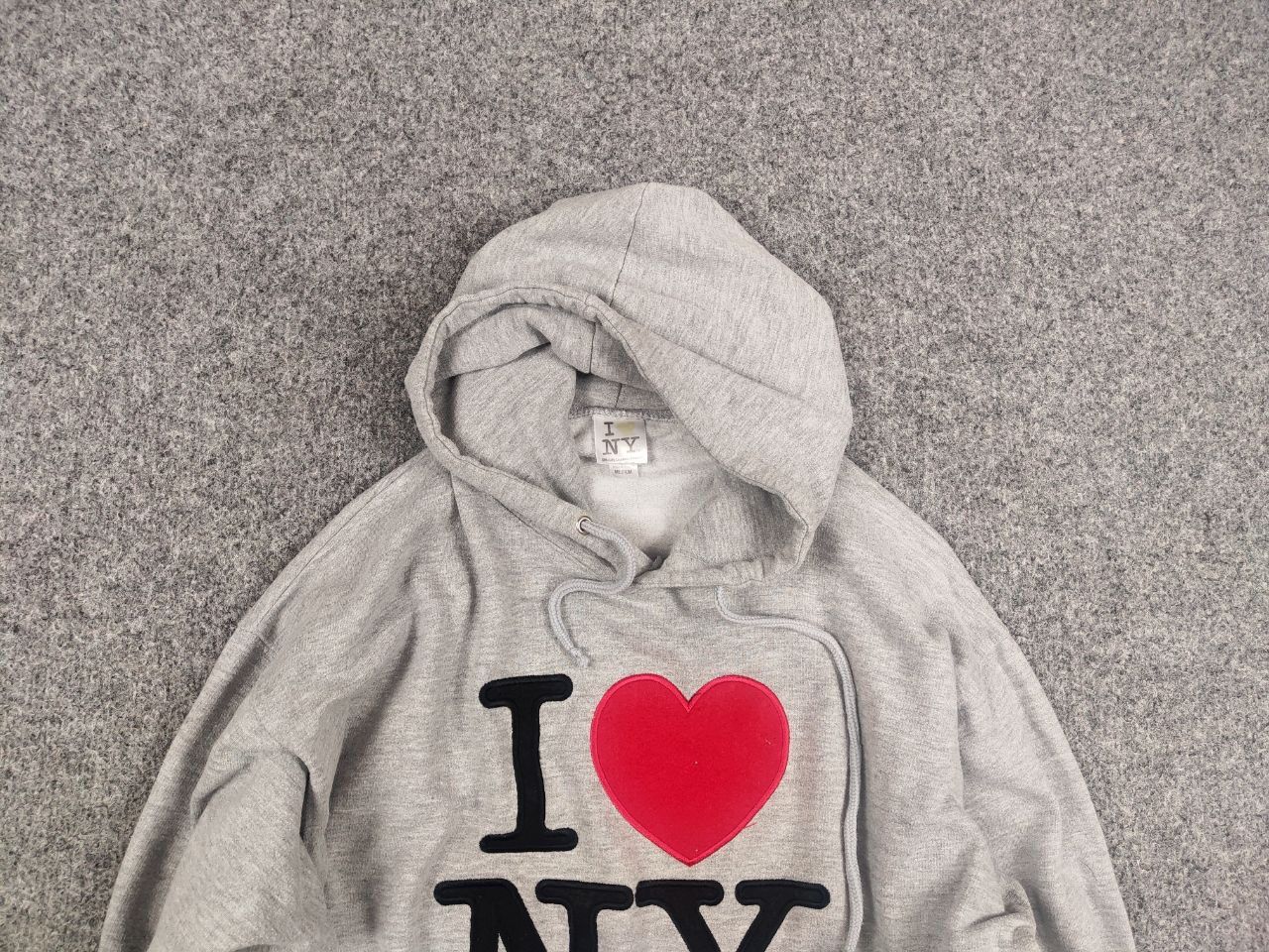 Other I Love New York Vintage Blank Logo Gray Hoodie Y2K Style Size US M / EU 48-50 / 2 - 4 Thumbnail