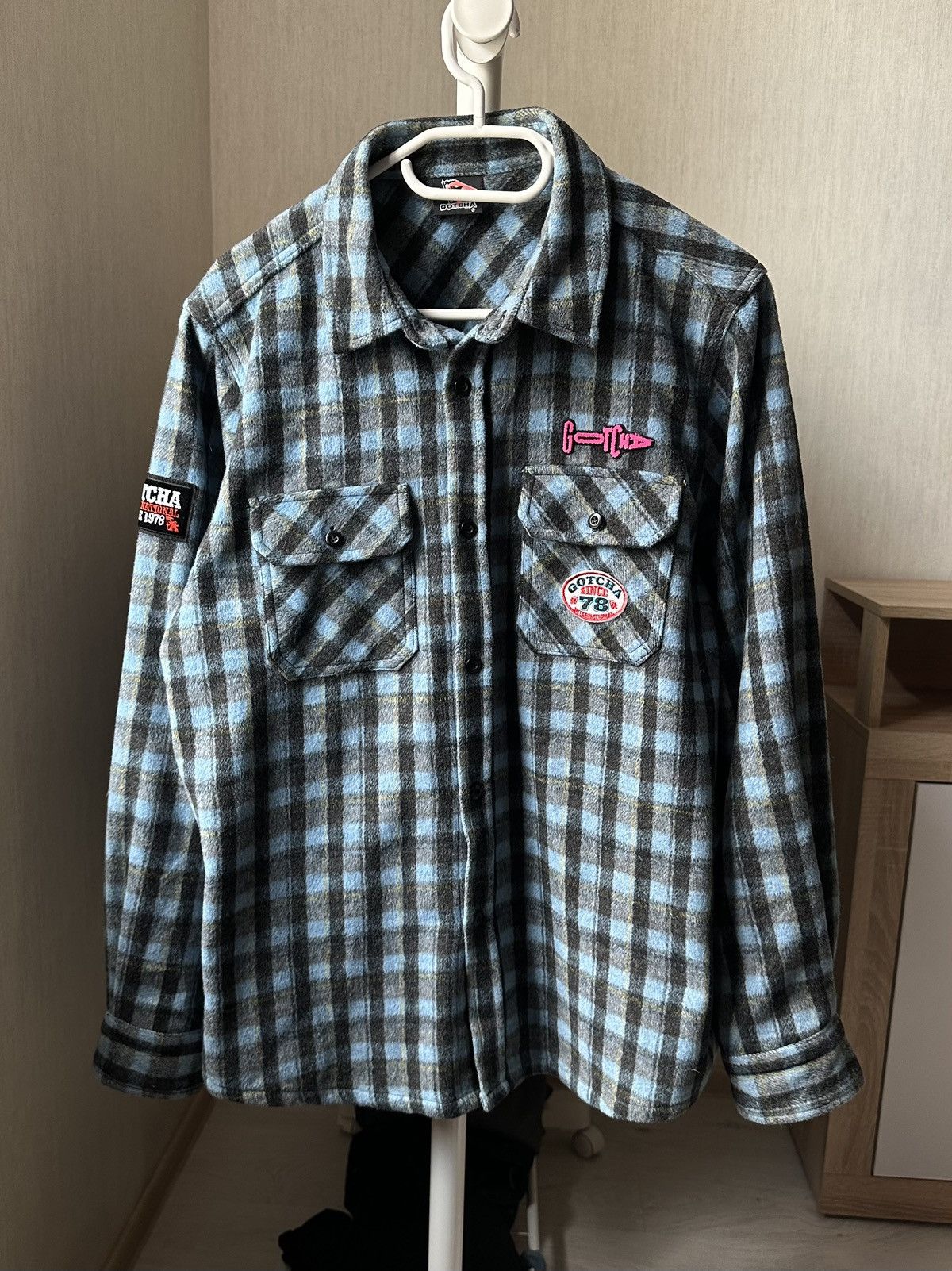 Gotcha Gotcha vintage flannel shirt Size US L / EU 52-54 / 3 - 1 Thumbnail