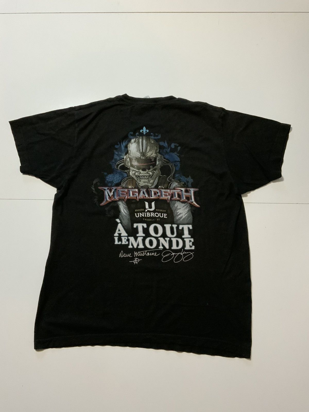 Megadeth Unibroue Brewery X Megadeth A Tout Le Monde Rock Band TShirt Size US L / EU 52-54 / 3 - 3 Thumbnail