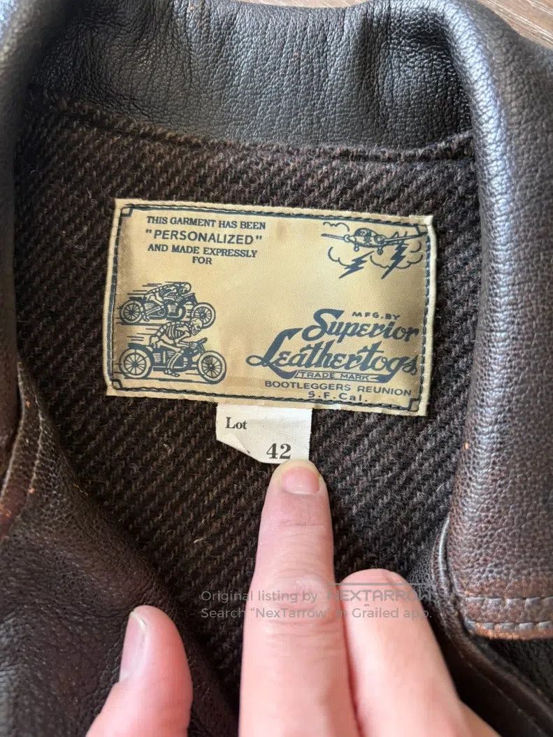 Freewheelers FREEWHEELERS Leather Jacket Size US XS / EU 42 / 0 - 3 Thumbnail