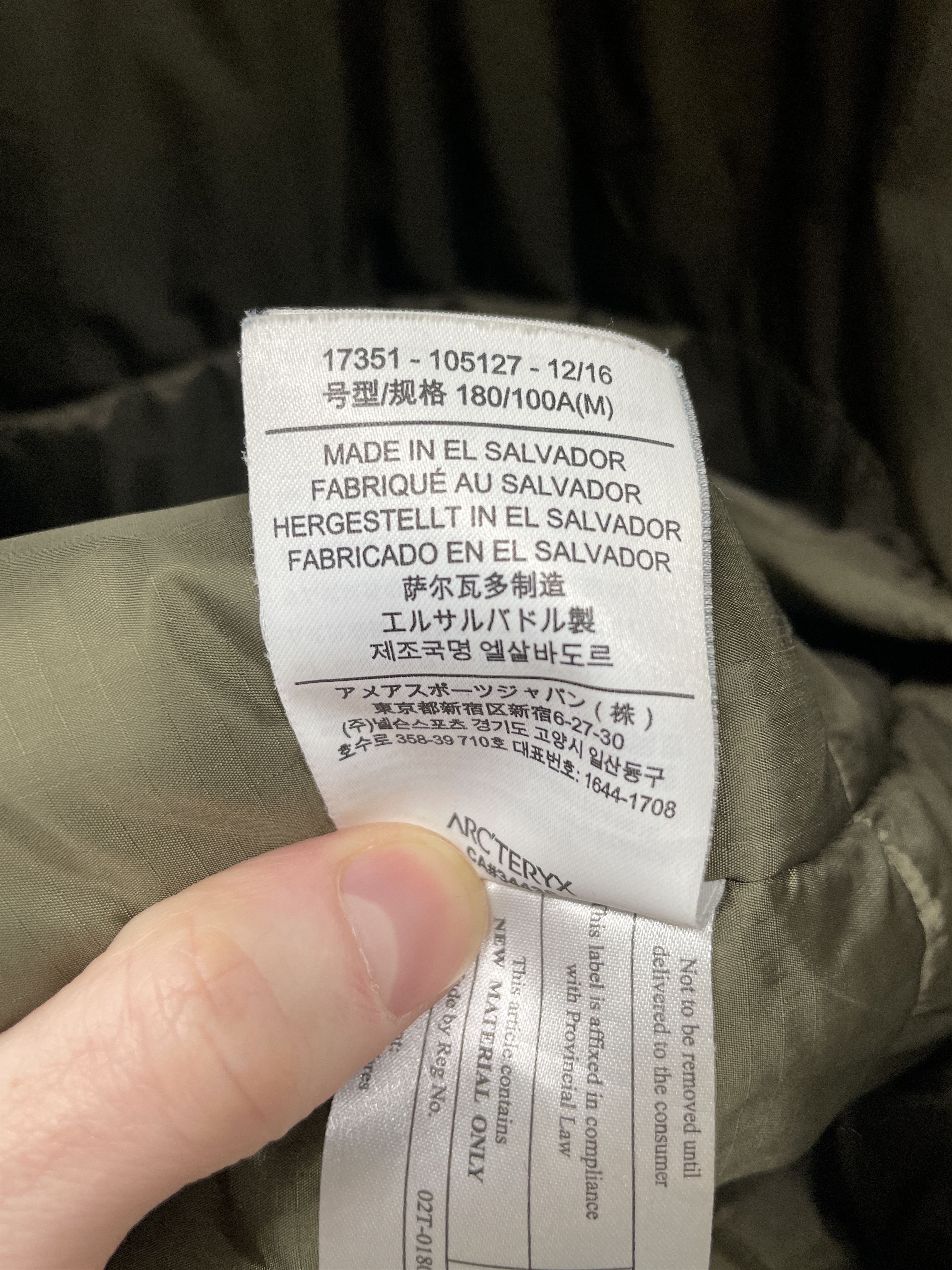 Arc'Teryx ARCTERYX LEAF Cold WX LT Gen 1 Ranger Green Jacket | Grailed