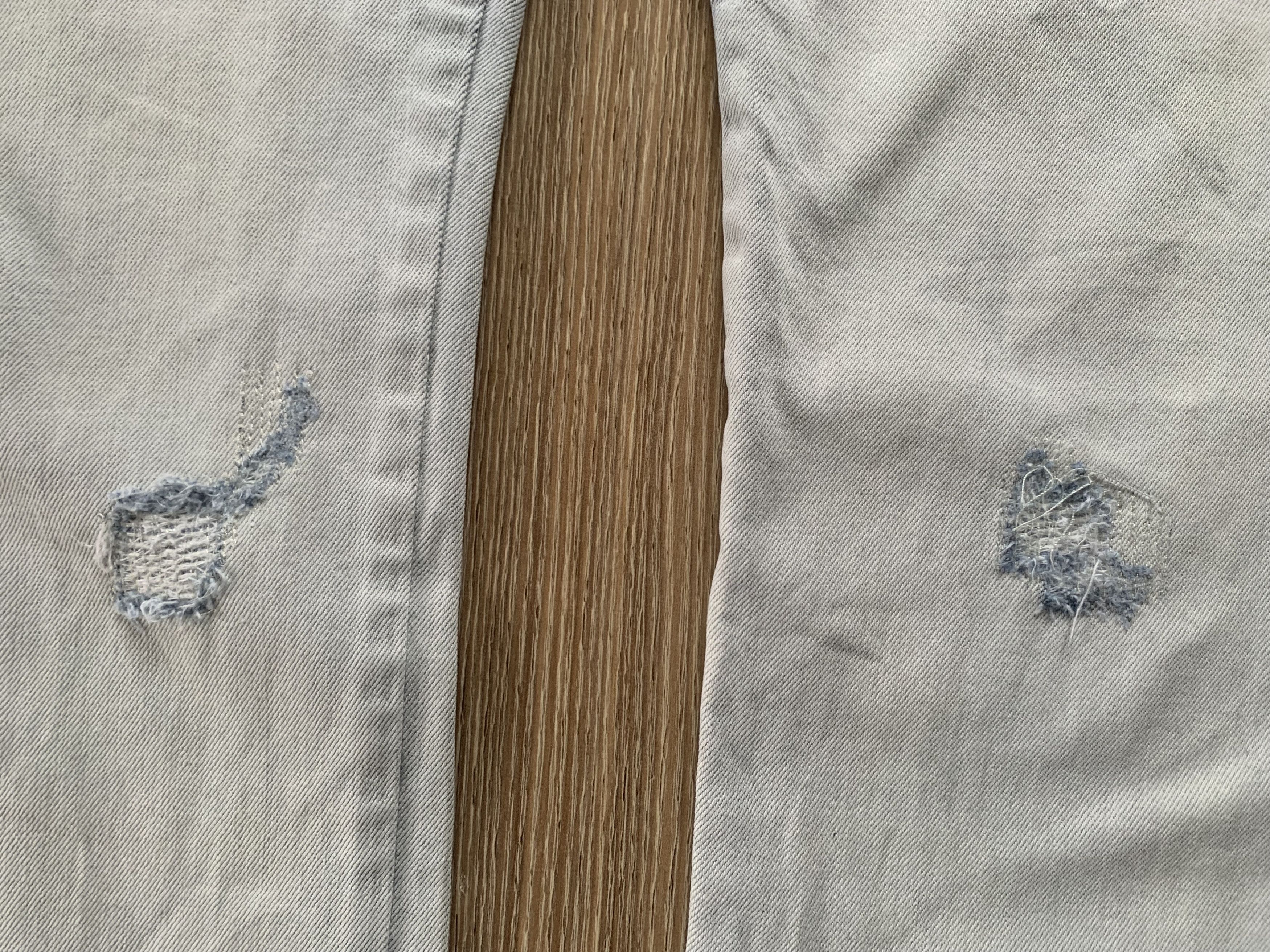 Energie Energie Patrick Distressed Light Blue Jeans Size US 33 - 7 Thumbnail
