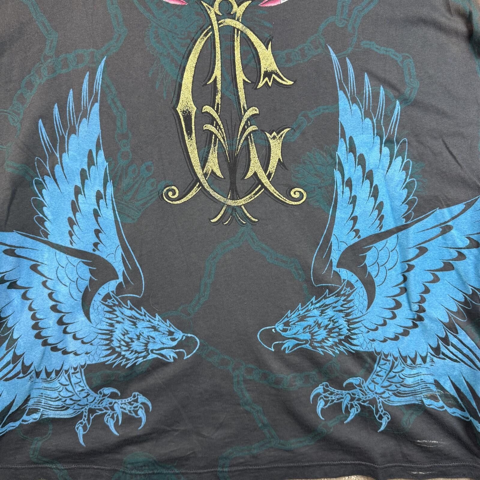 Christian Audigier Y2K Christian Audigier Eagle Crown Graphic Tee XL Size US XL / EU 56 / 4 - 2 Thumbnail