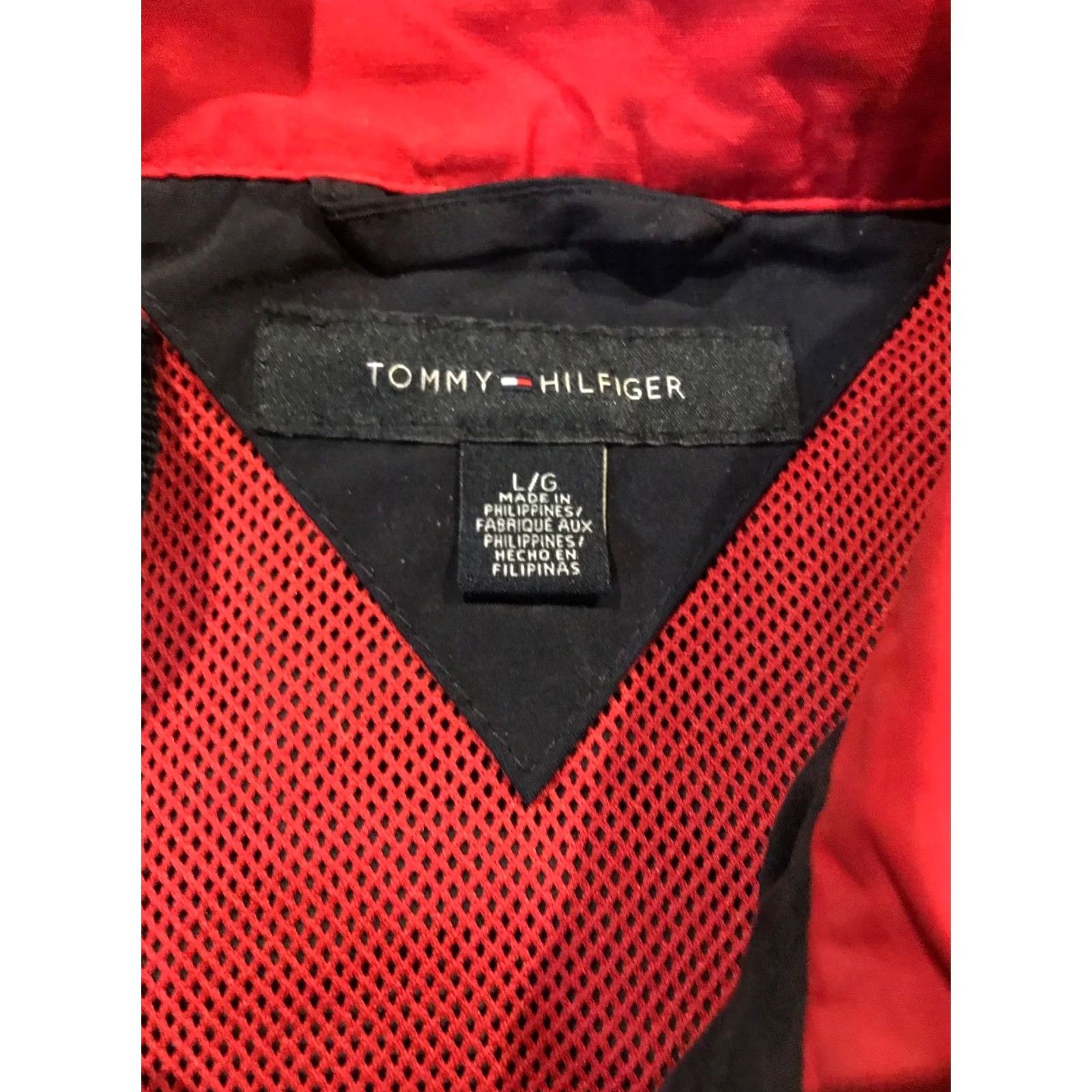 Tommy Hilfiger VINTAGE Tommy Hilfiger Jacket Mens L Red Men Winter Coat Size Button Zip Size US L / EU 52-54 / 3 - 3 Thumbnail