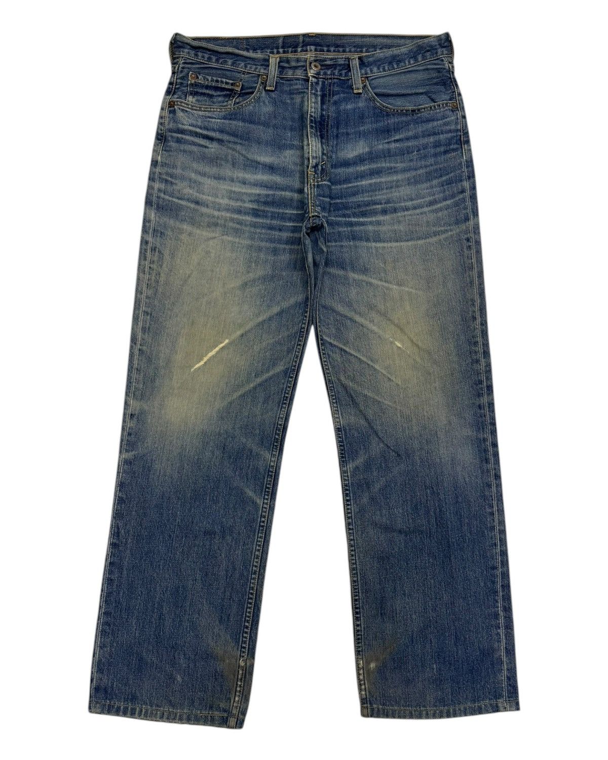 Levi's 🔥VINTAGE LEVIS 502 BAGGY DISTRESSED DENIM JEAN Size US 36 / EU 52 - 7 Thumbnail