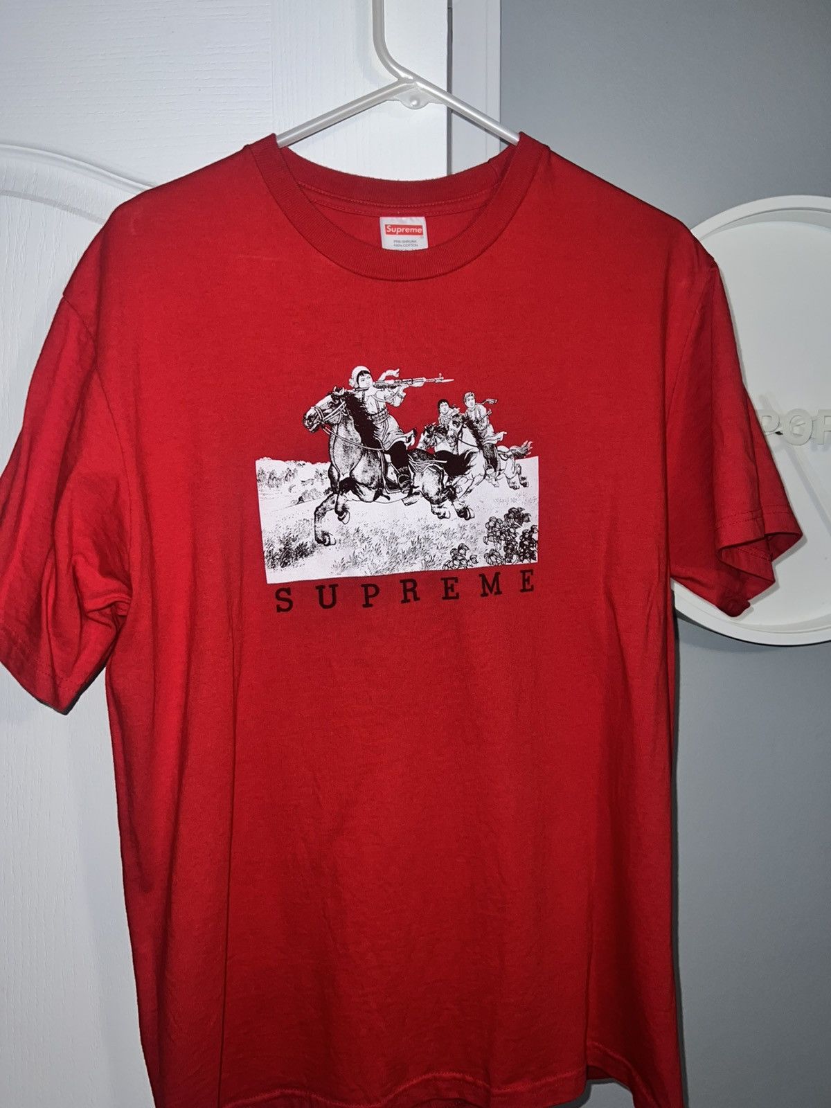 Supreme Supreme Riders Tee - Red Size US M / EU 48-50 / 2 - 1 Thumbnail