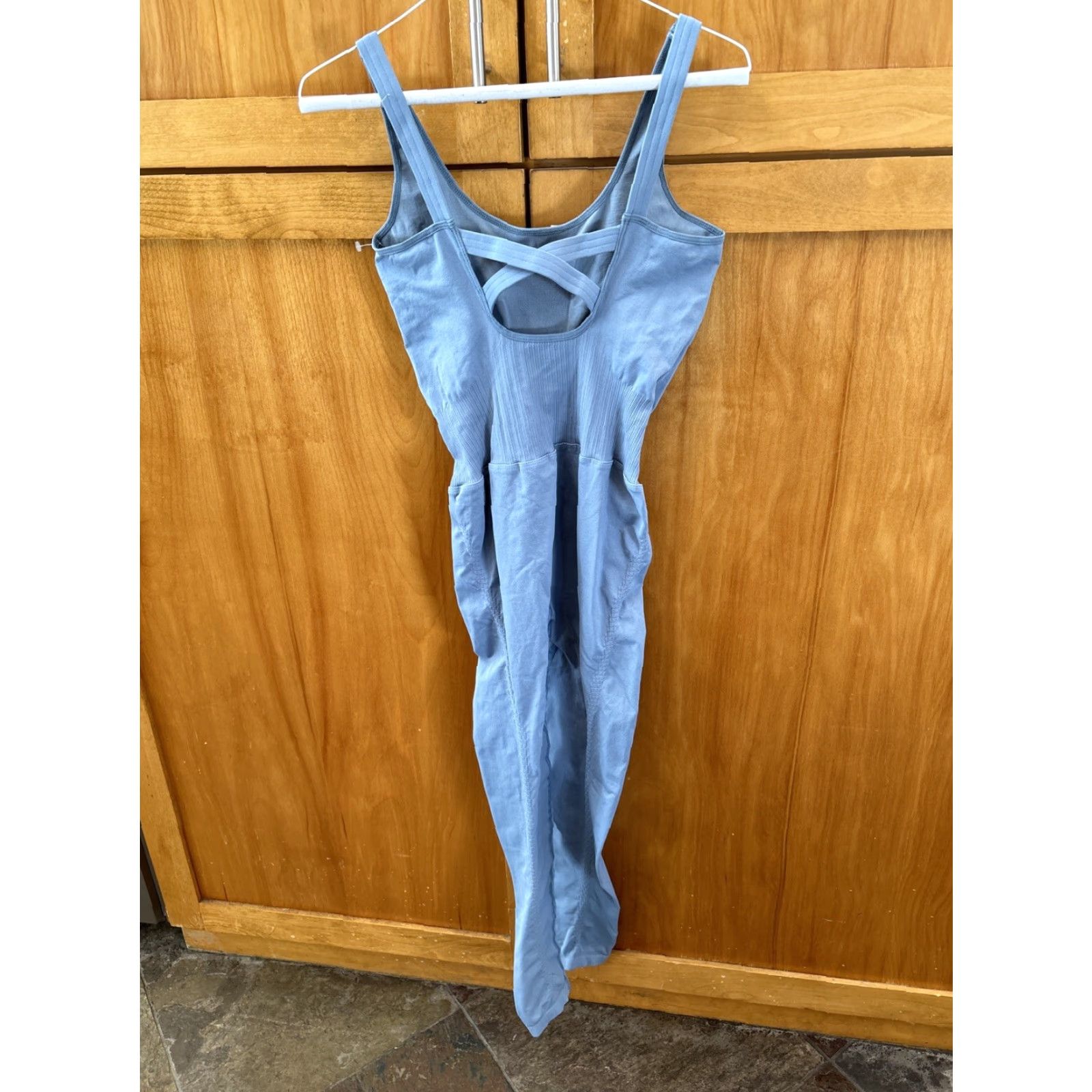 Free People VINTAGE FREE PEOPLE MOVEMENT Gray ONE PIECE BODYSUIT XS S Size XS / US 0-2 / IT 36-38 - 7 Thumbnail