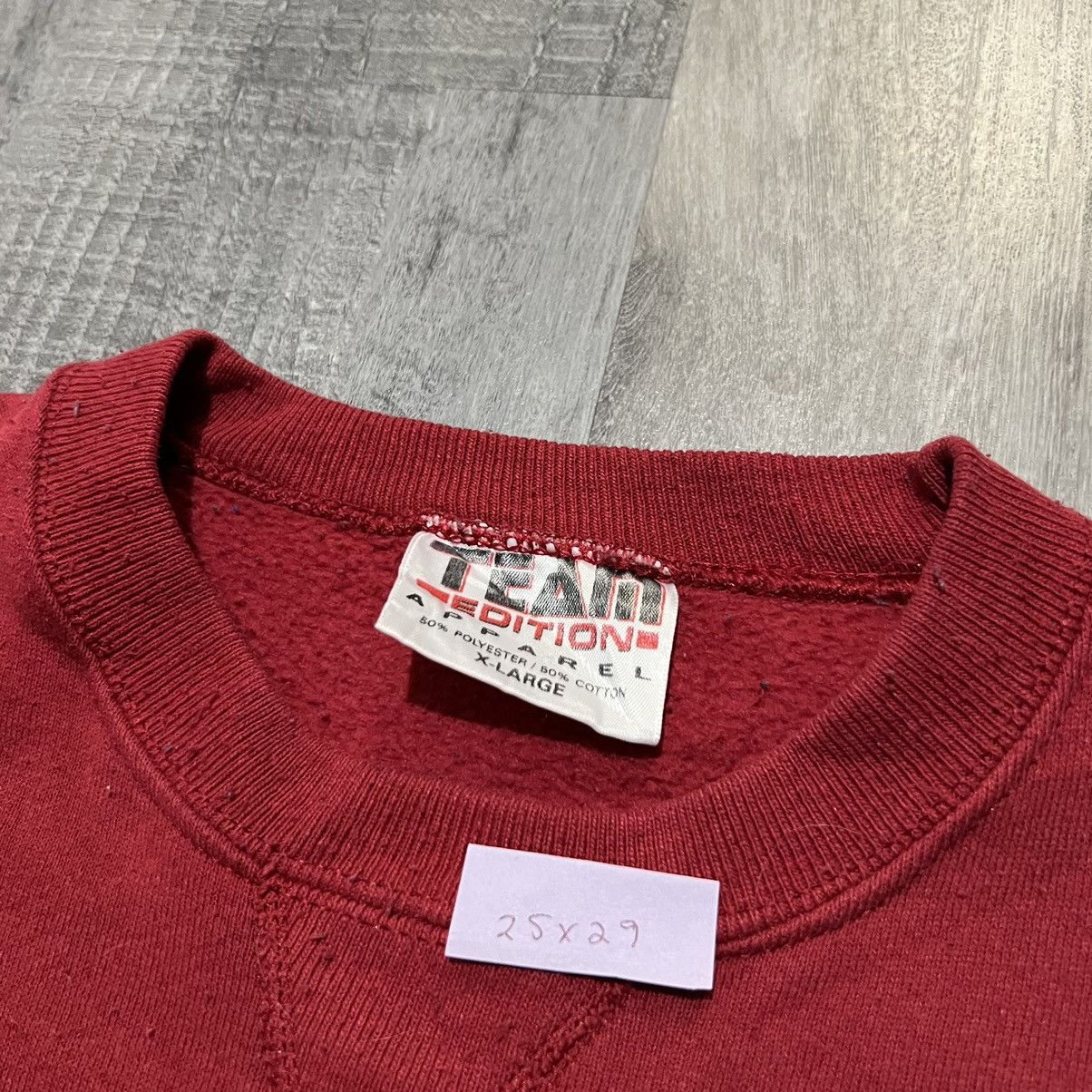 Vintage VTG Wazzu Cougars 90s Washington State University Sweatshirt Size US XL / EU 56 / 4 - 4 Thumbnail