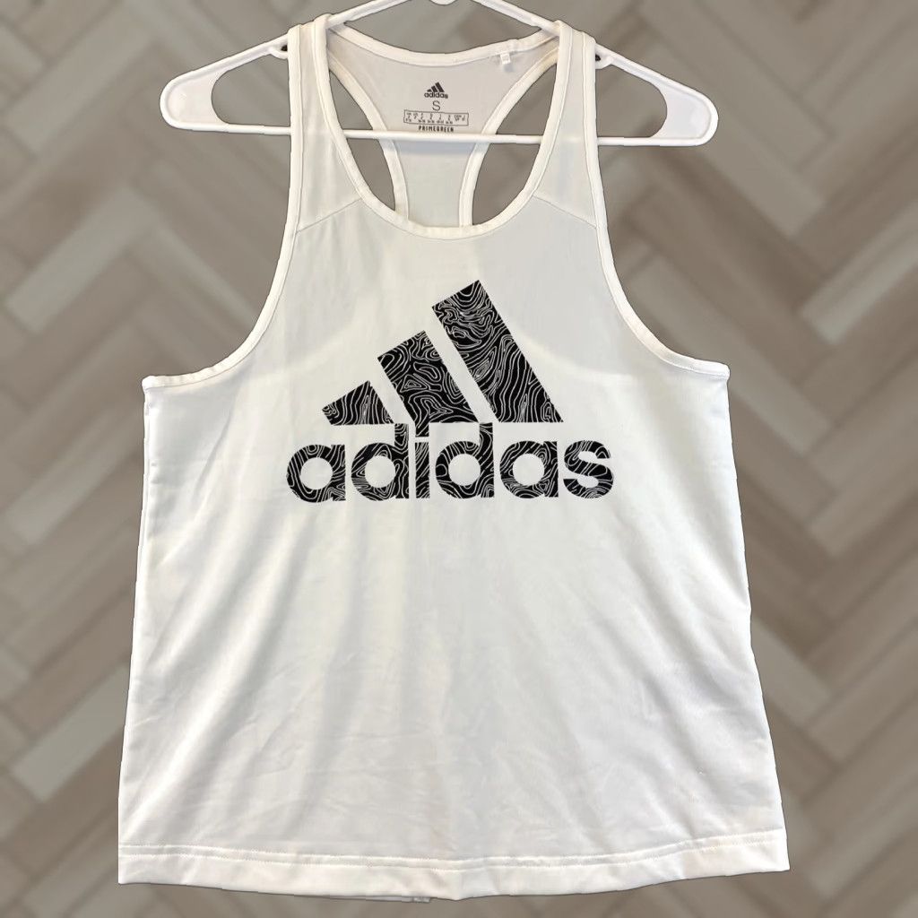 Adidas adidas Climalite Sleeveless Shirt Women's S White Tank Top / 42-41 Size S / US 4 / IT 40 - 1 Thumbnail