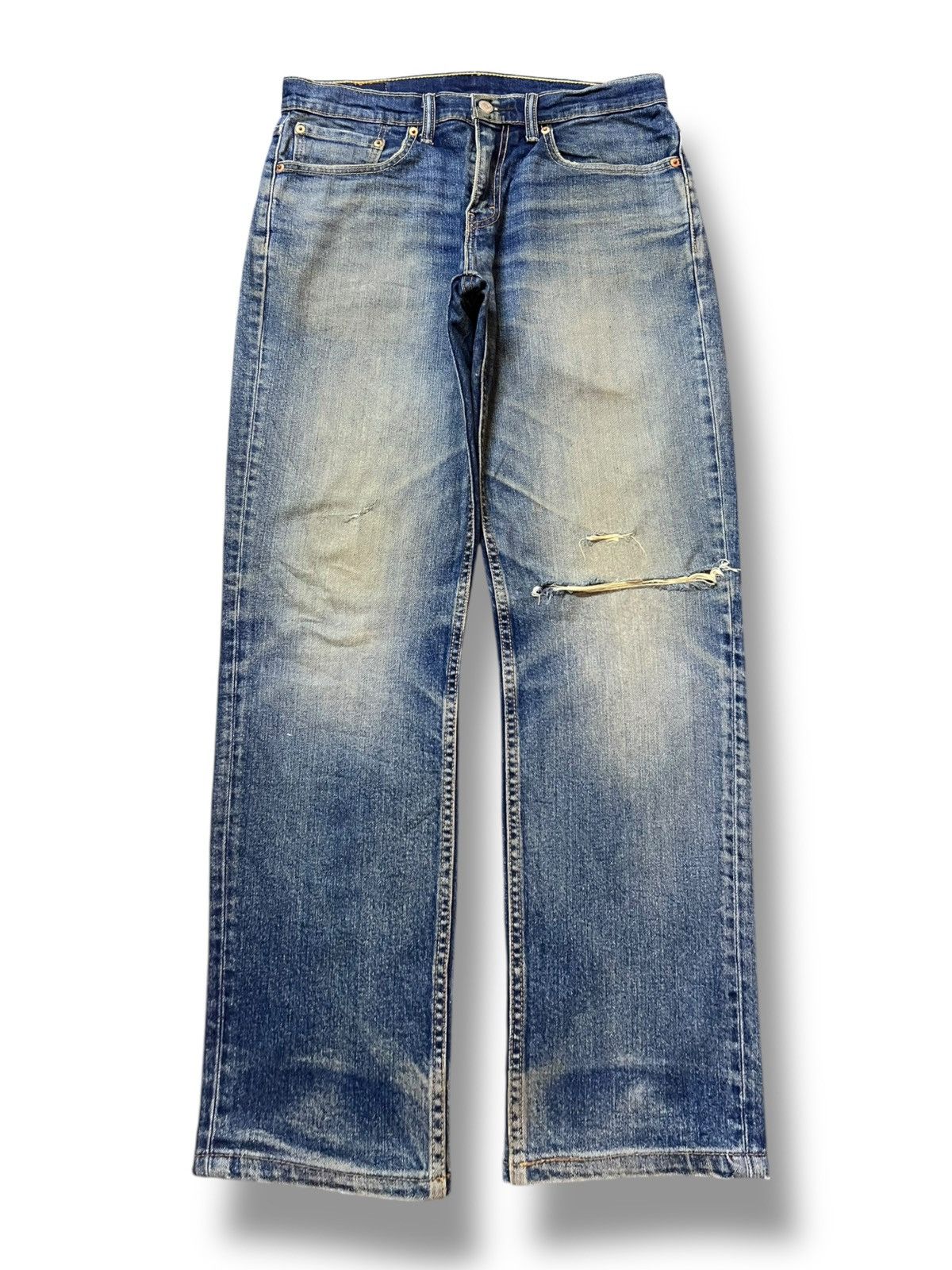 Levi's Vintage Levi’s 511 - Faded Rusty Wash, Distressed Denim Size US 33 - 2 Thumbnail