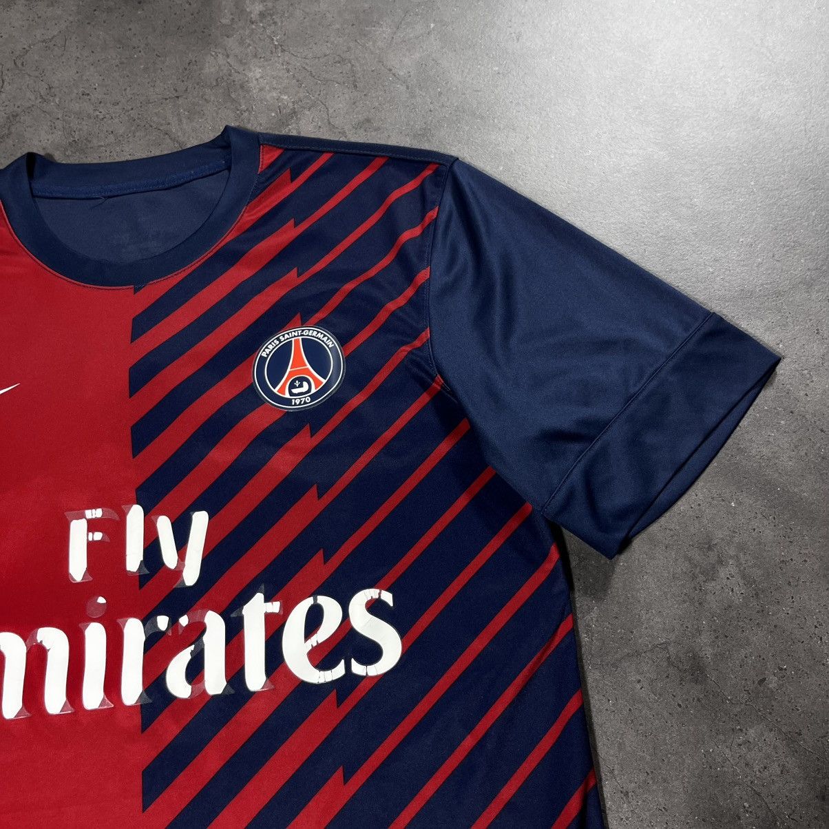 Nike Vintage Nike Paris Saint Germain PSG Blokecore Jersey Tee Size US M / EU 48-50 / 2 - 4 Thumbnail