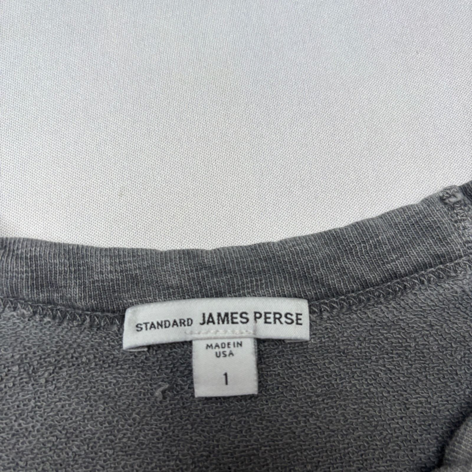 James Perse Standard James Perse Vintage French Terry Sweatshirt Men's 1 Size US S / EU 44-46 / 1 - 4 Thumbnail