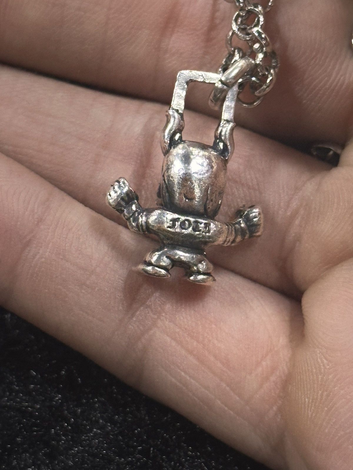 CHROME HEARTS FOTI HARRIS TEETER ZIPPER PENDENT