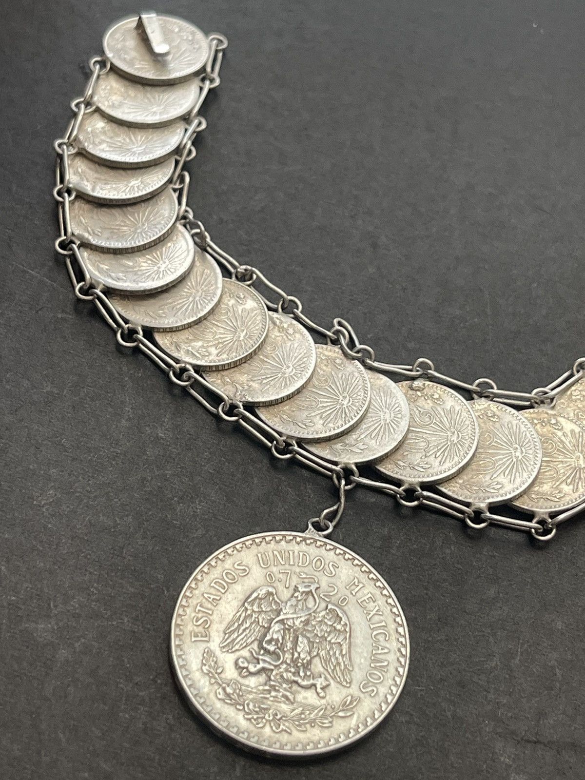 Vintage Mexico silver bracelet Size ONE SIZE - 7 Thumbnail