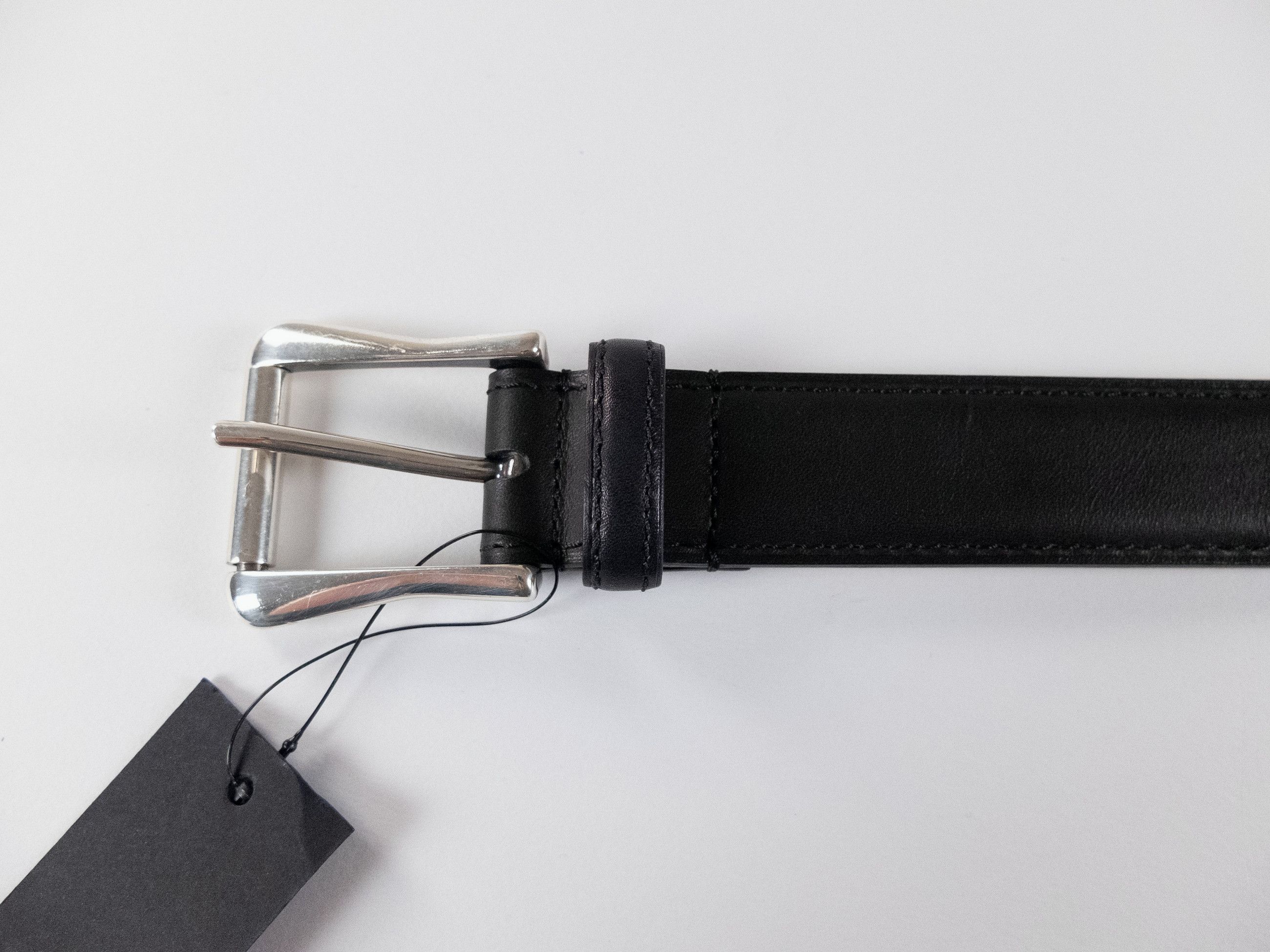 Berluti BERLUTI Paris black classic leather belt Size 80 Size 32 - 2 Thumbnail