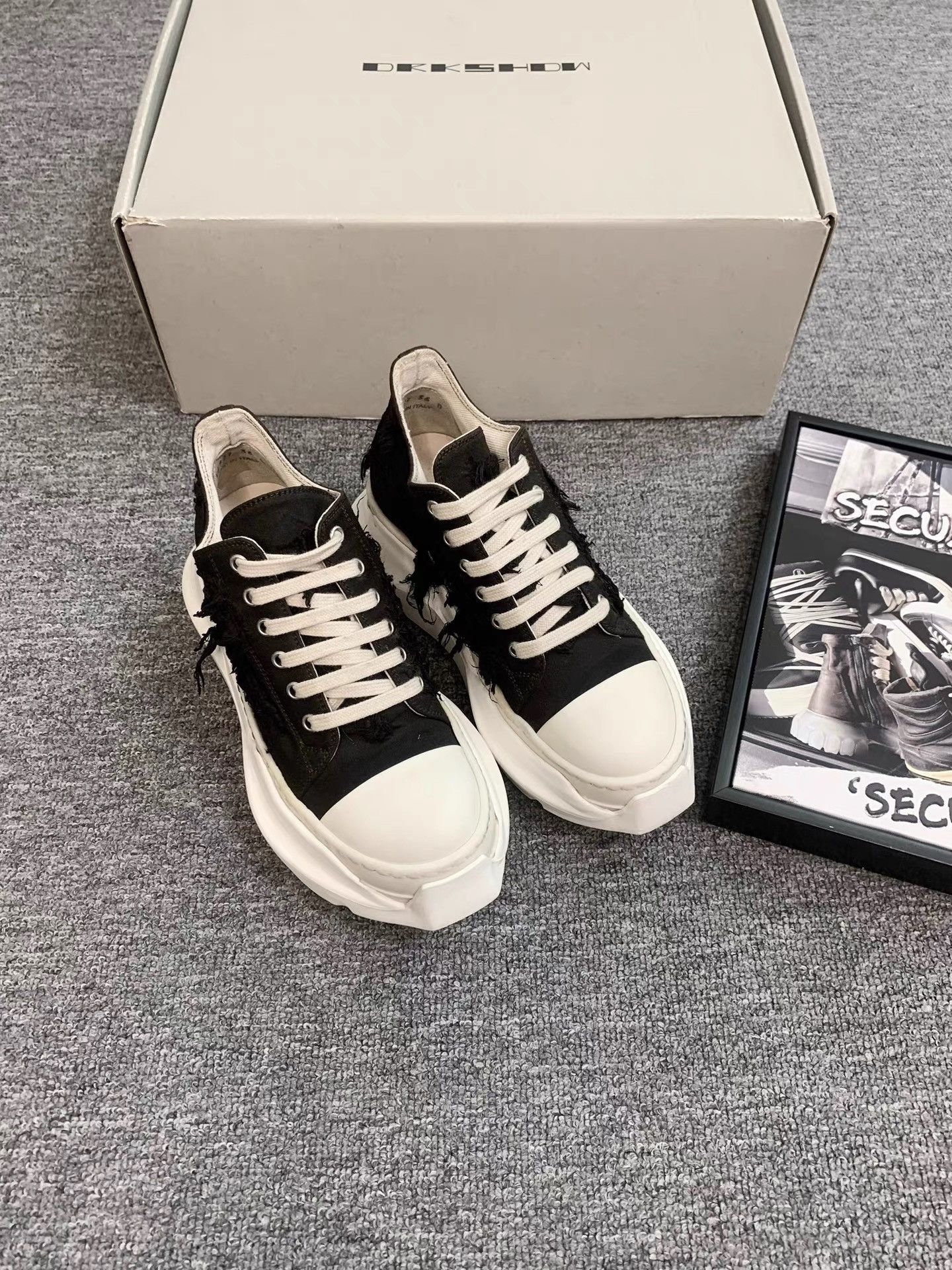 Rick Owens Rick Owens Distressed Platform Ramones K34 Size US 6 / IT 36 - 3 Thumbnail