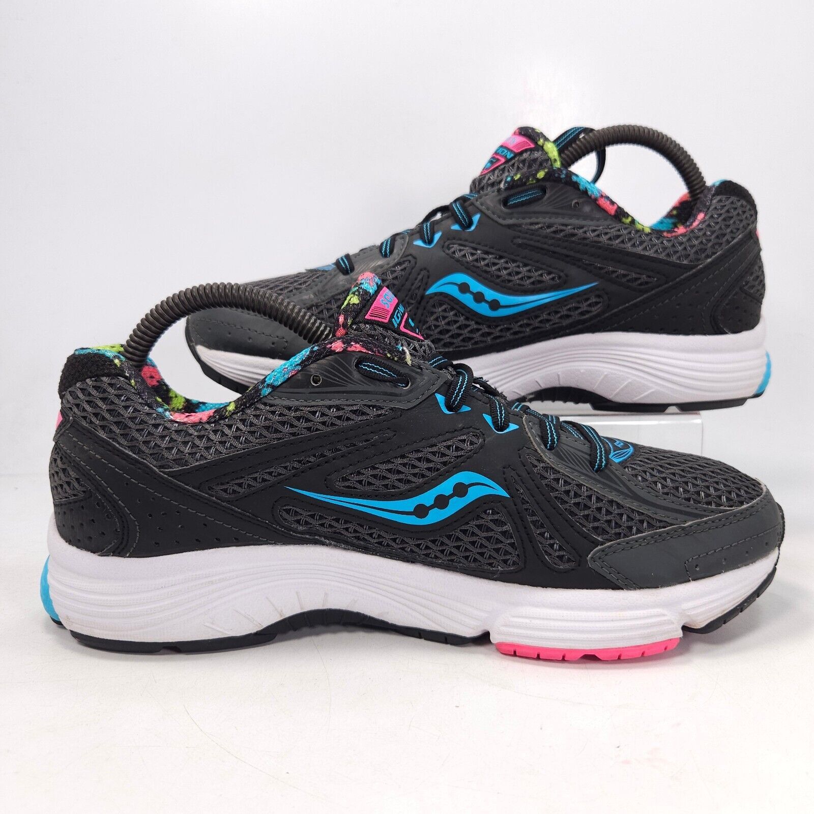 Saucony Saucony Ignition 5 Shoe Womens Size 8.5 S15202-16 Black Blue Size US 8.5 / IT 38.5 - 5 Thumbnail