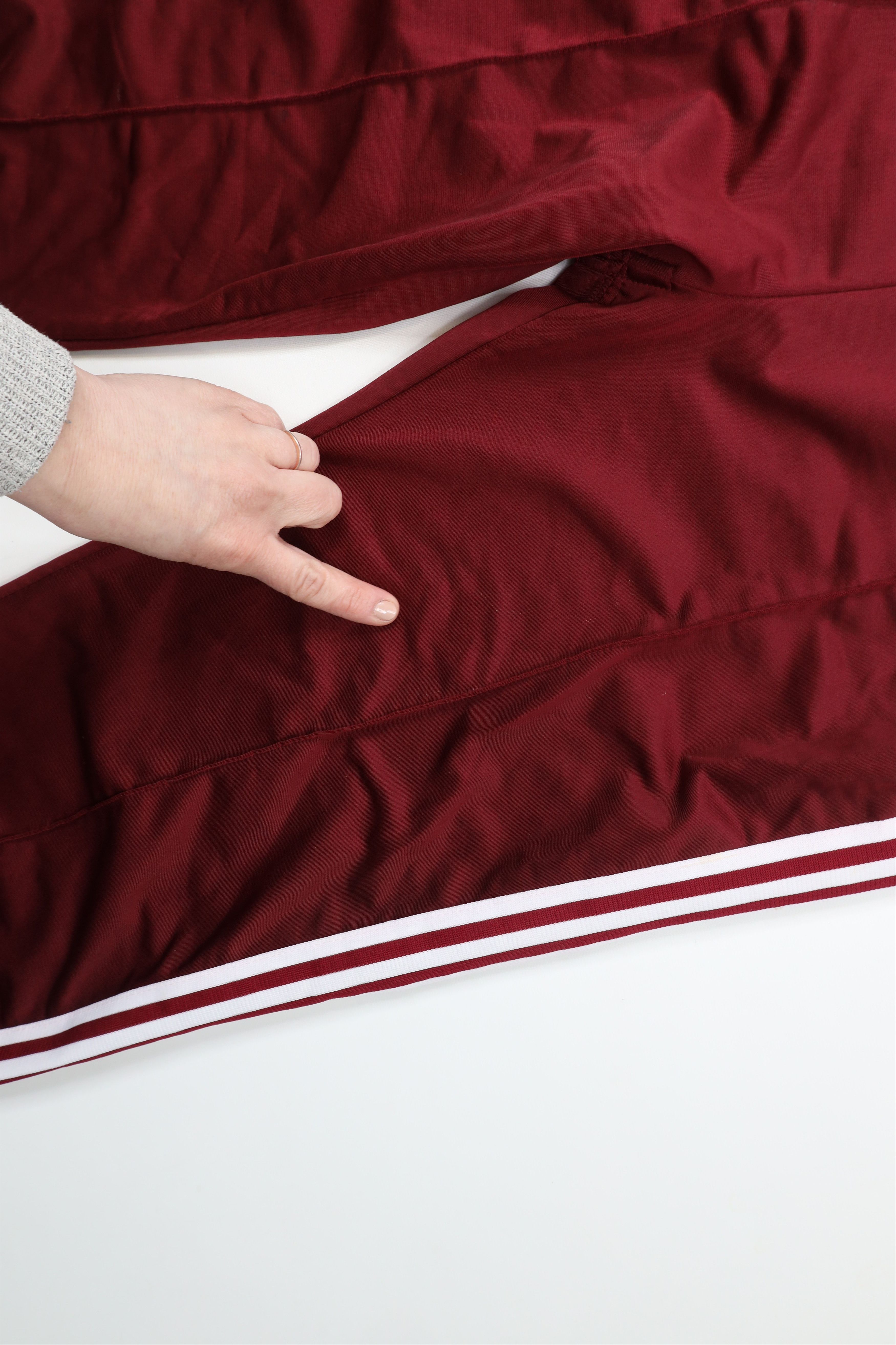 Vintage Vintage 80s 90s Streetwear Flared Wide Leg Sweatpants Red Size US 36 / EU 52 - 11 Thumbnail