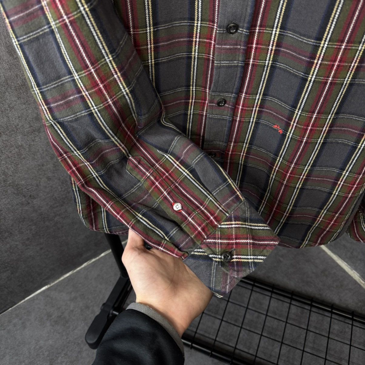 Diesel × Vintage Y2K Diesel flannel plaid shirt Size US L / EU 52-54 / 3 - 5 Thumbnail