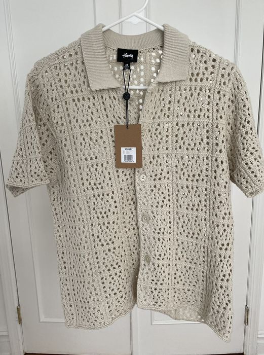 Stussy Stussy Crochet Shirt NWT | Grailed