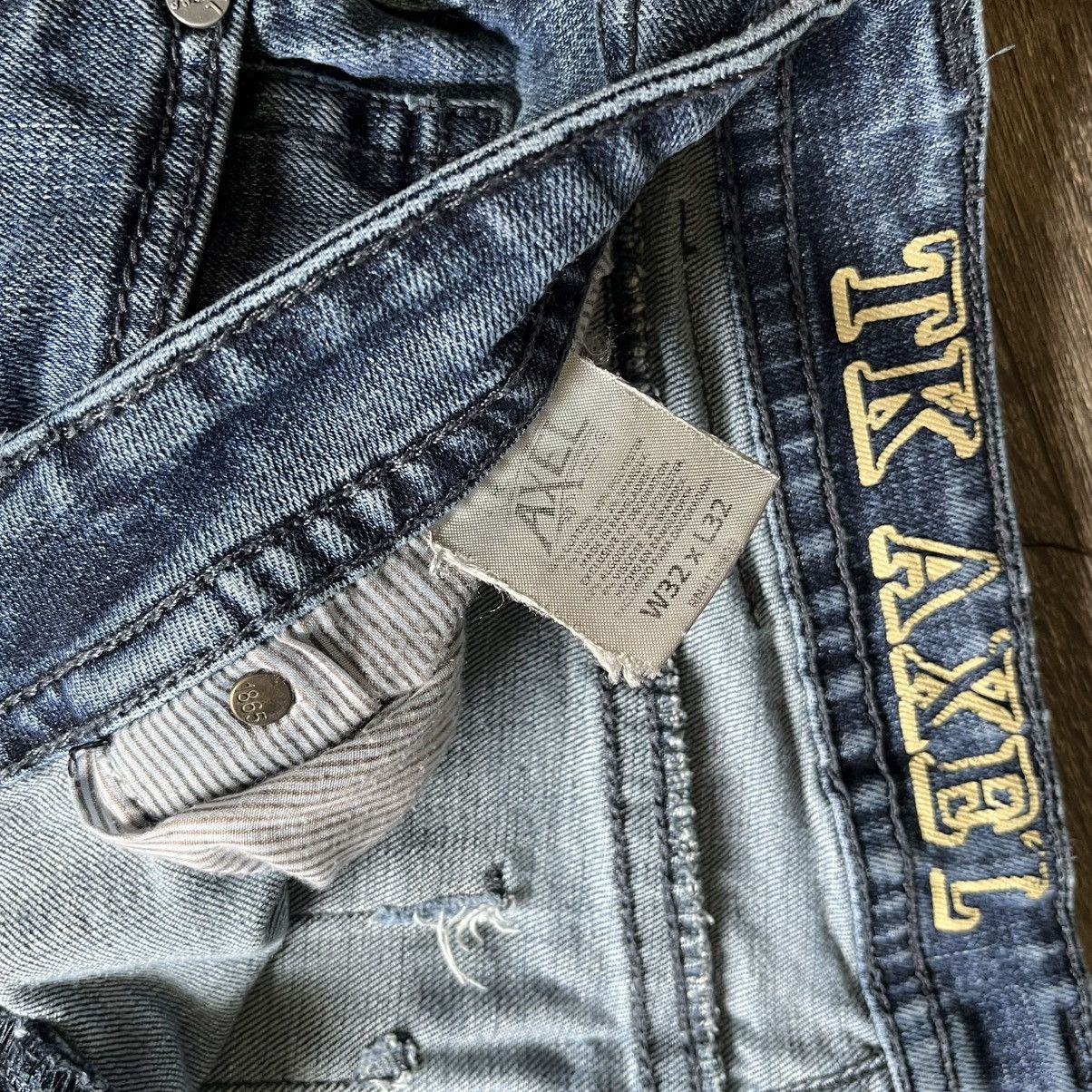 Vintage Vintage 2000s TK Axel Grunge Slim Boot Cut Denim Jeans 32x32 Size US 32 / EU 48 - 11 Thumbnail