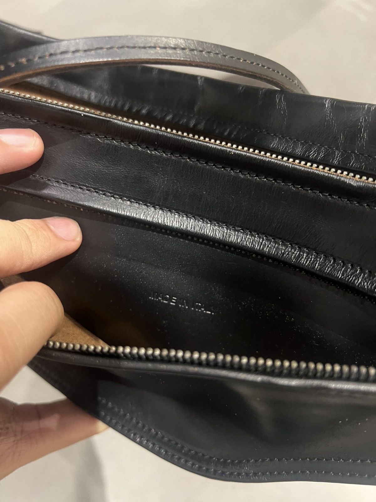 Rick Owens SS19 Rick Owens Babel Horse Leather Money Belt Bag Size ONE SIZE - 7 Thumbnail