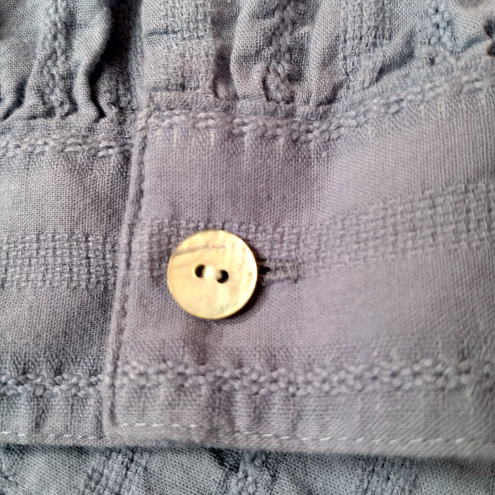 J. Jill J. Jill Blouse Women XS Blue Lightweight Woven Cotton Tiered Long Sleeve Pullover Regular Fit Shirt/Blouse Size XS / US 0-2 / IT 36-38 - 8 Thumbnail