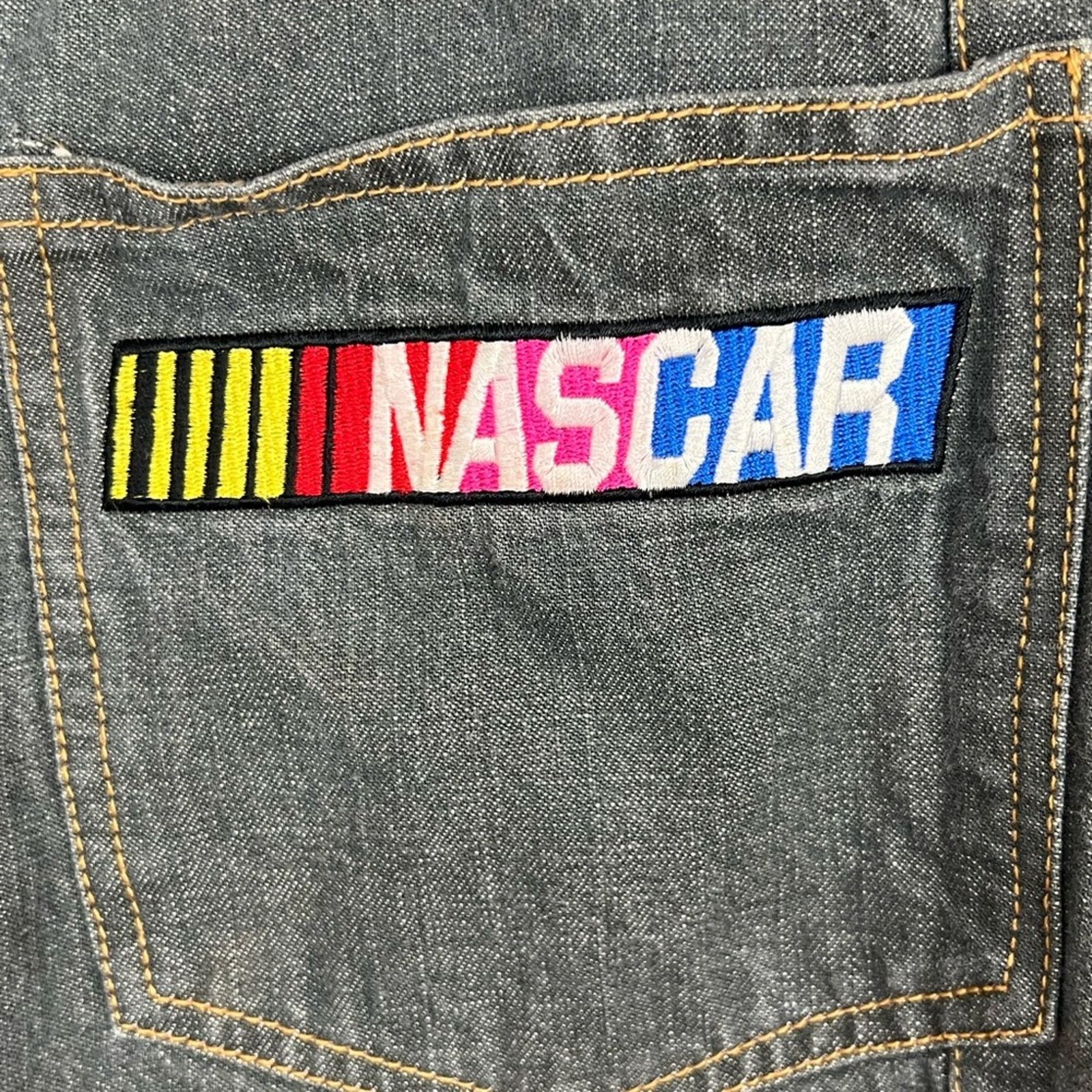 JH Design JH Racing Y2M Denim Jeans Size 34x33 Wide Leg Earnhardt RARE Size US 34 / EU 50 - 9 Thumbnail