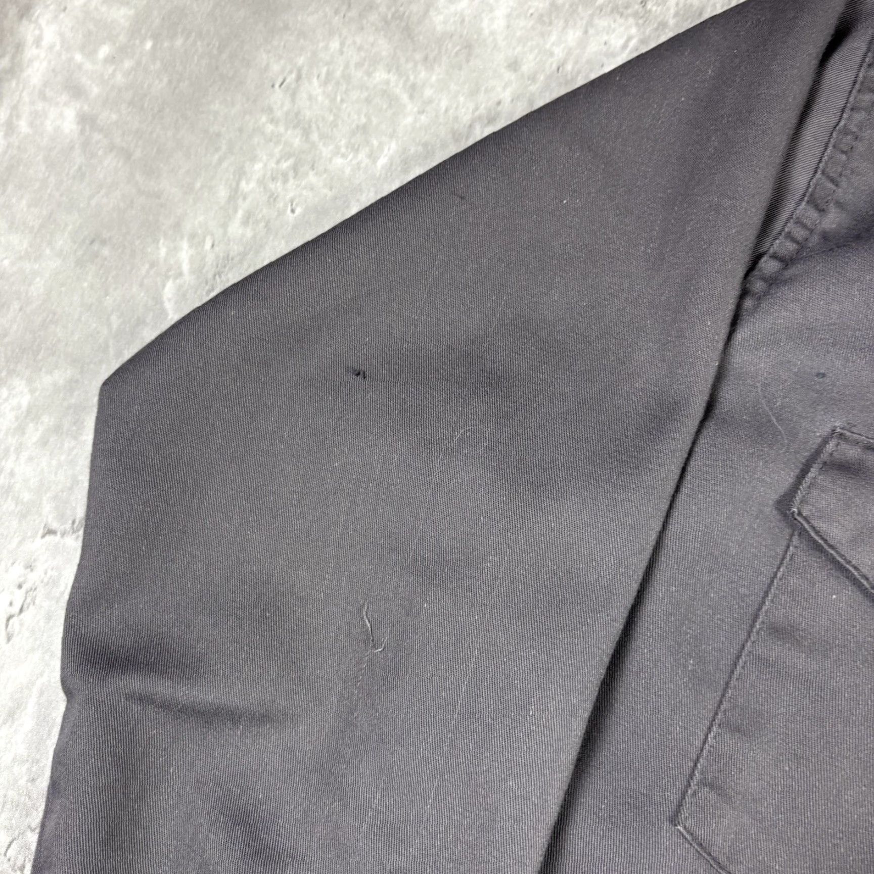 Vintage VINTAGE Gray Button-Down Workwear Cotton Shirt Mens L 16 60s Twill Pockets Long Sleeve Size US L / EU 52-54 / 3 - 6 Thumbnail