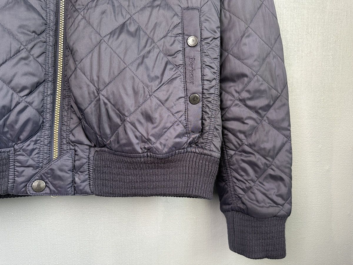 Barbour Men’s BARBOUR Bow Quilt Bomber Jacket Blue size L Size US L / EU 52-54 / 3 - 7 Thumbnail
