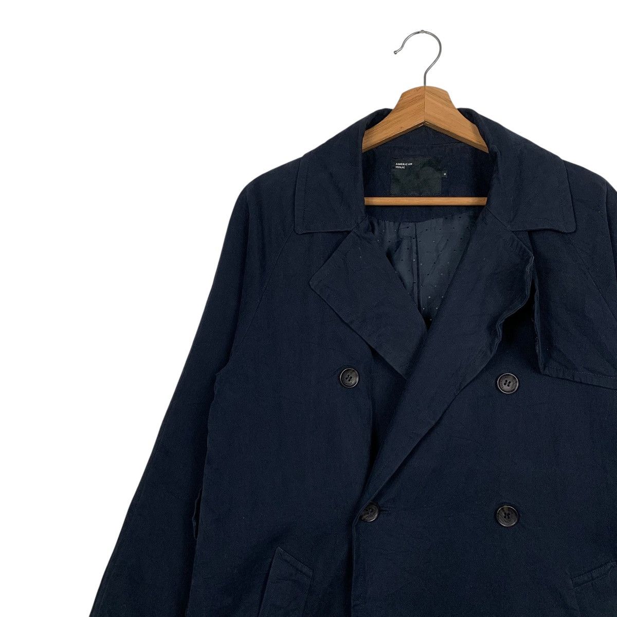 Japanese Brand American Holic Double Breasted Coat Size US M / EU 48-50 / 2 - 7 Thumbnail