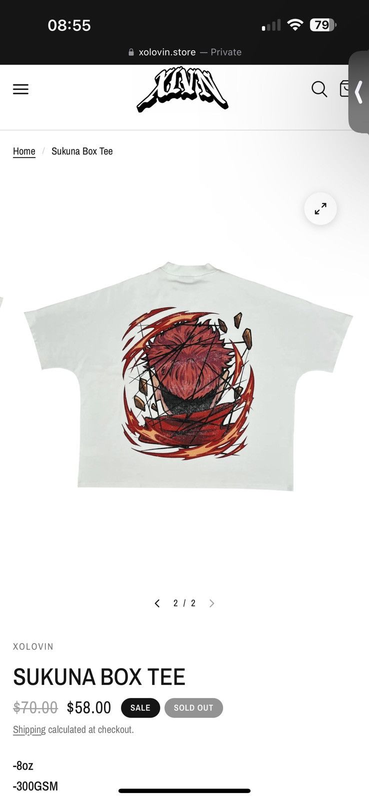 Other XO Lovin - Sukana Box Tee Size US M / EU 48-50 / 2 - 2 Thumbnail