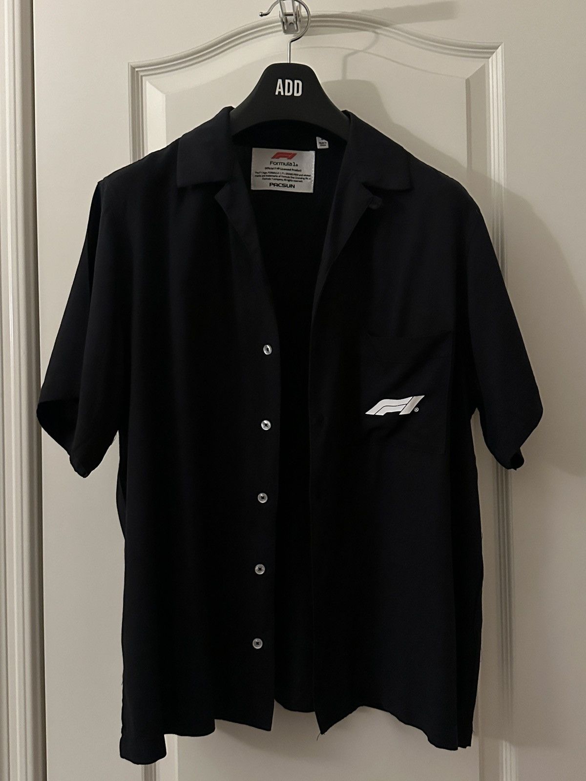 Formula 1 × Pacsun Formula 1 logo F1 Grand Prix viscose poplin hawaiian shirt S Size US S / EU 44-46 / 1 - 1 Thumbnail