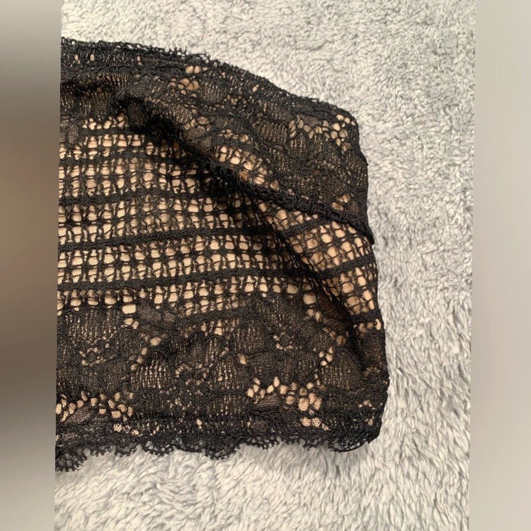 Free People Free People Intimately Bandeau Bra Lace Bralette Small S Women Black Bra Bralette Fashion Clothing Women’s Small Size ONE SIZE - 4 Thumbnail