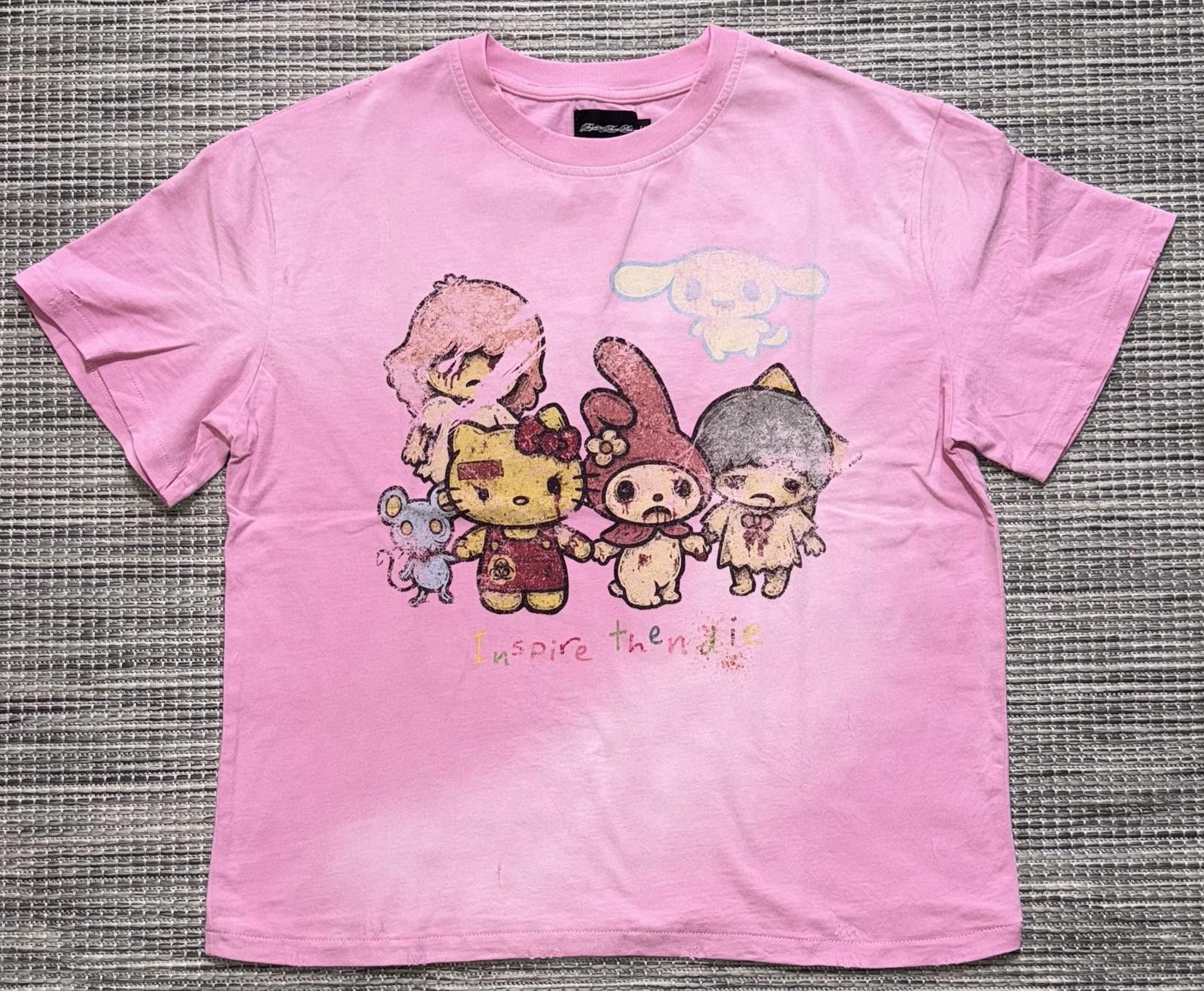 Inspire Then Die Zombie Kitty Tee