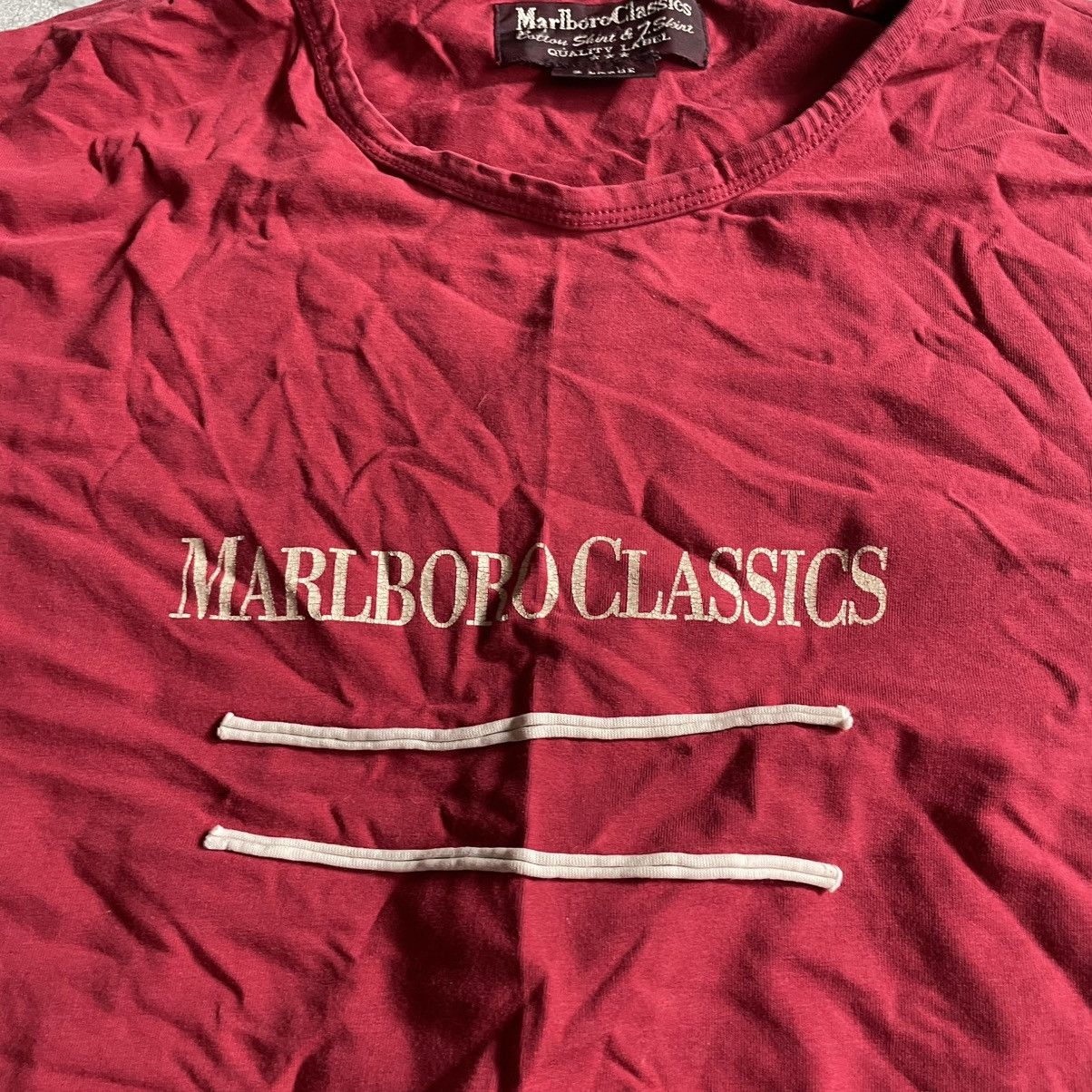 Marlboro × Marlboro Classics × Vintage Vintage 90’s Marlboro Shirt boxy logo tee old school moto Size US S / EU 44-46 / 1 - 2 Thumbnail