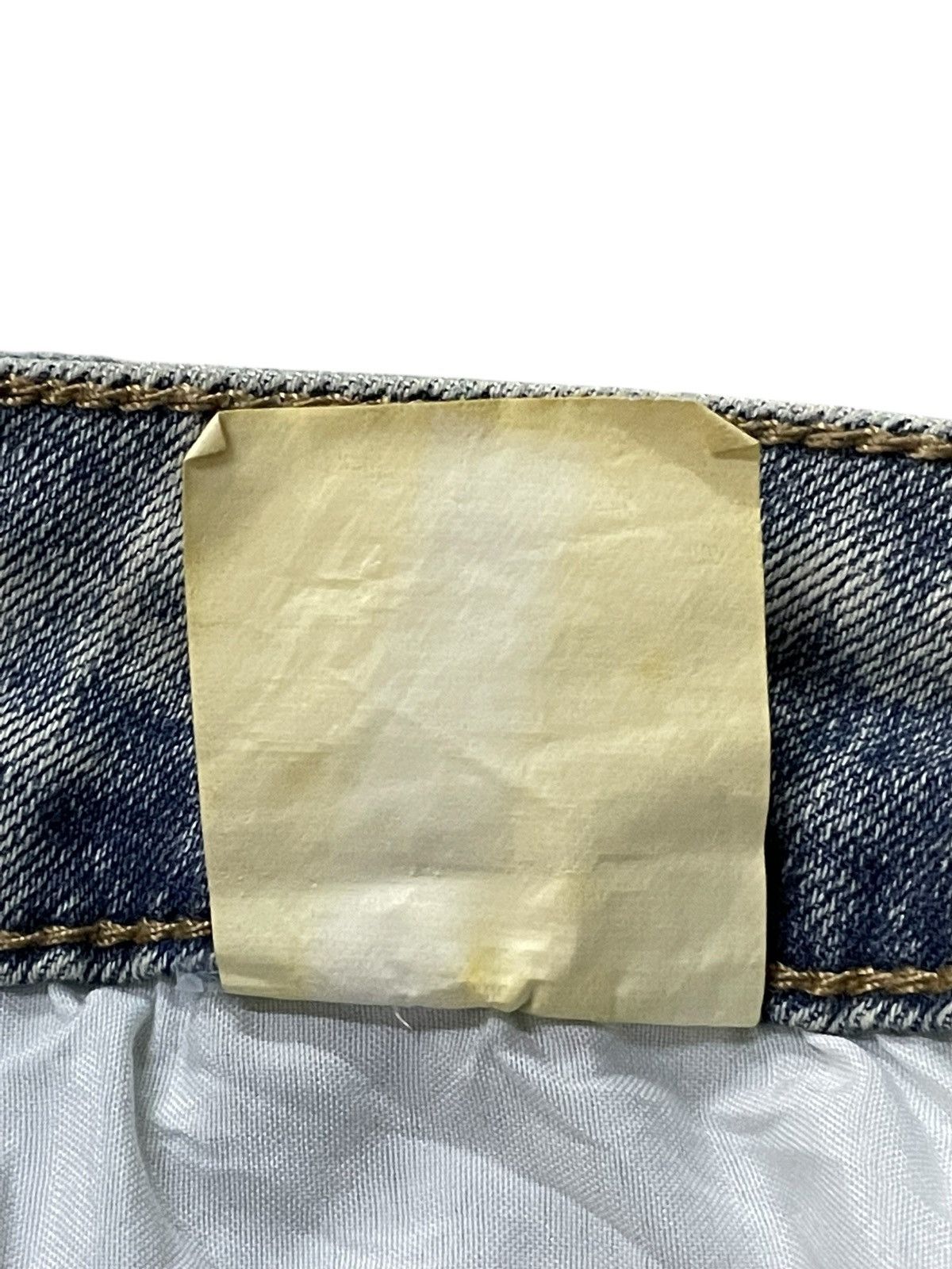 If Six Was Nine × LOWBOX × Le Grande Bleu (L.G.B.) Paneled Laces Flare Japanese Brand Vintage Jeans Size US 28 / EU 44 - 17 Thumbnail