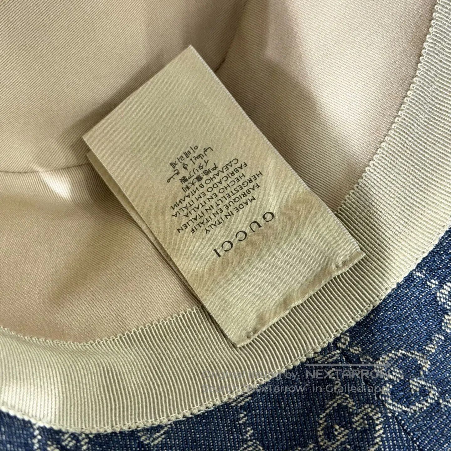Gucci Gucci Denim Bucket Hat. Size ONE SIZE - 3 Thumbnail