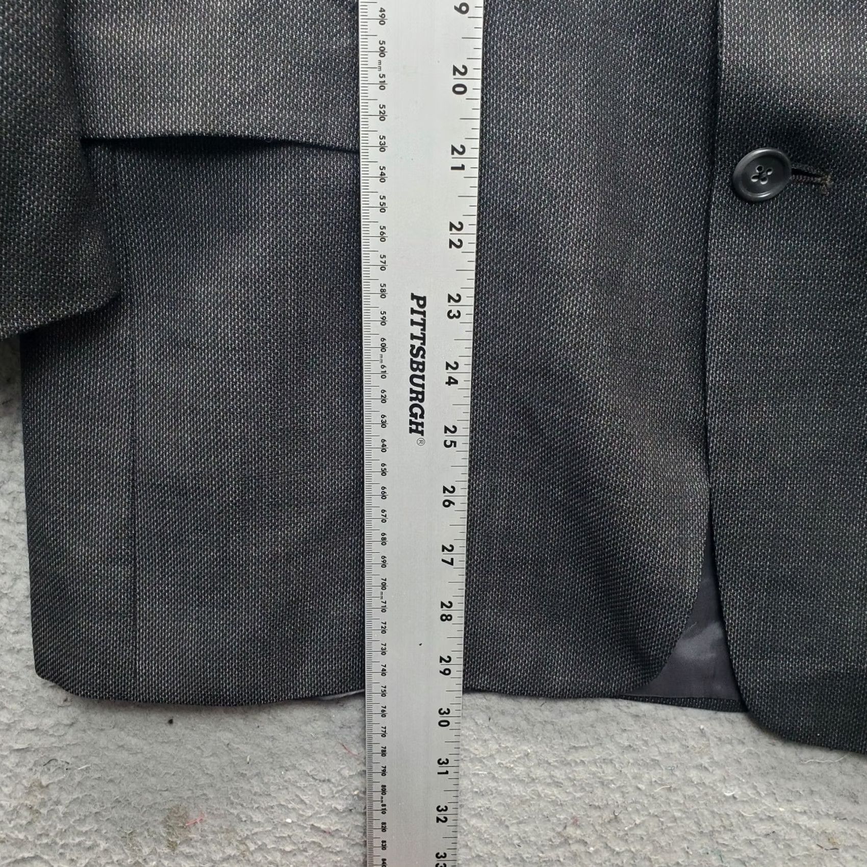 Hart Schaffner Marx Hart Schaffner Marx Blazer Mens 41S Notch Lapel Long Sleeve Formal Blazer, Wool, Multicolor, Pre-owned, Regular, Short Size US L / EU 52-54 / 3 - 3 Thumbnail