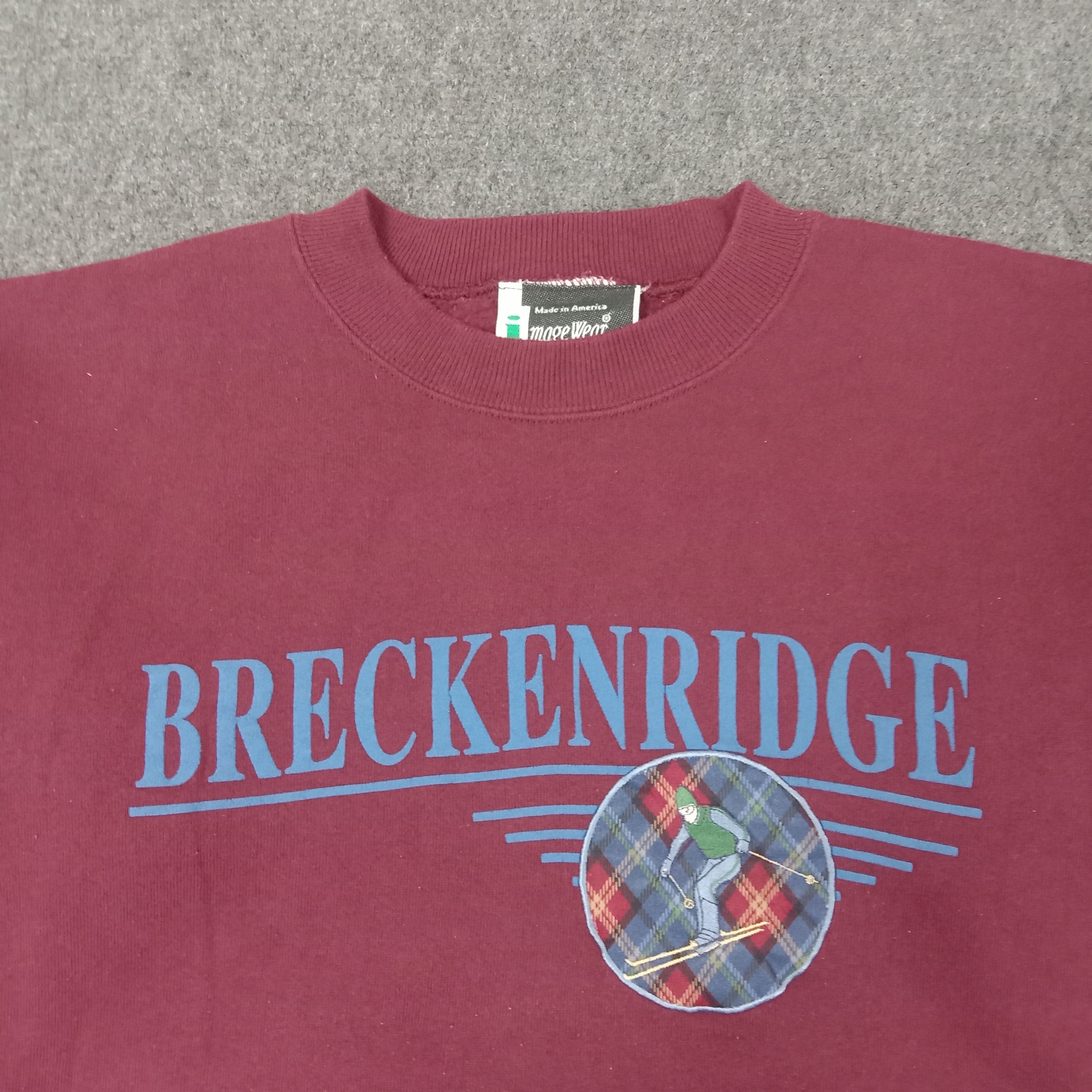 Vintage Breckenridge American Ski Sports Sweatshirt C253N6 Size US M / EU 48-50 / 2 - 2 Thumbnail