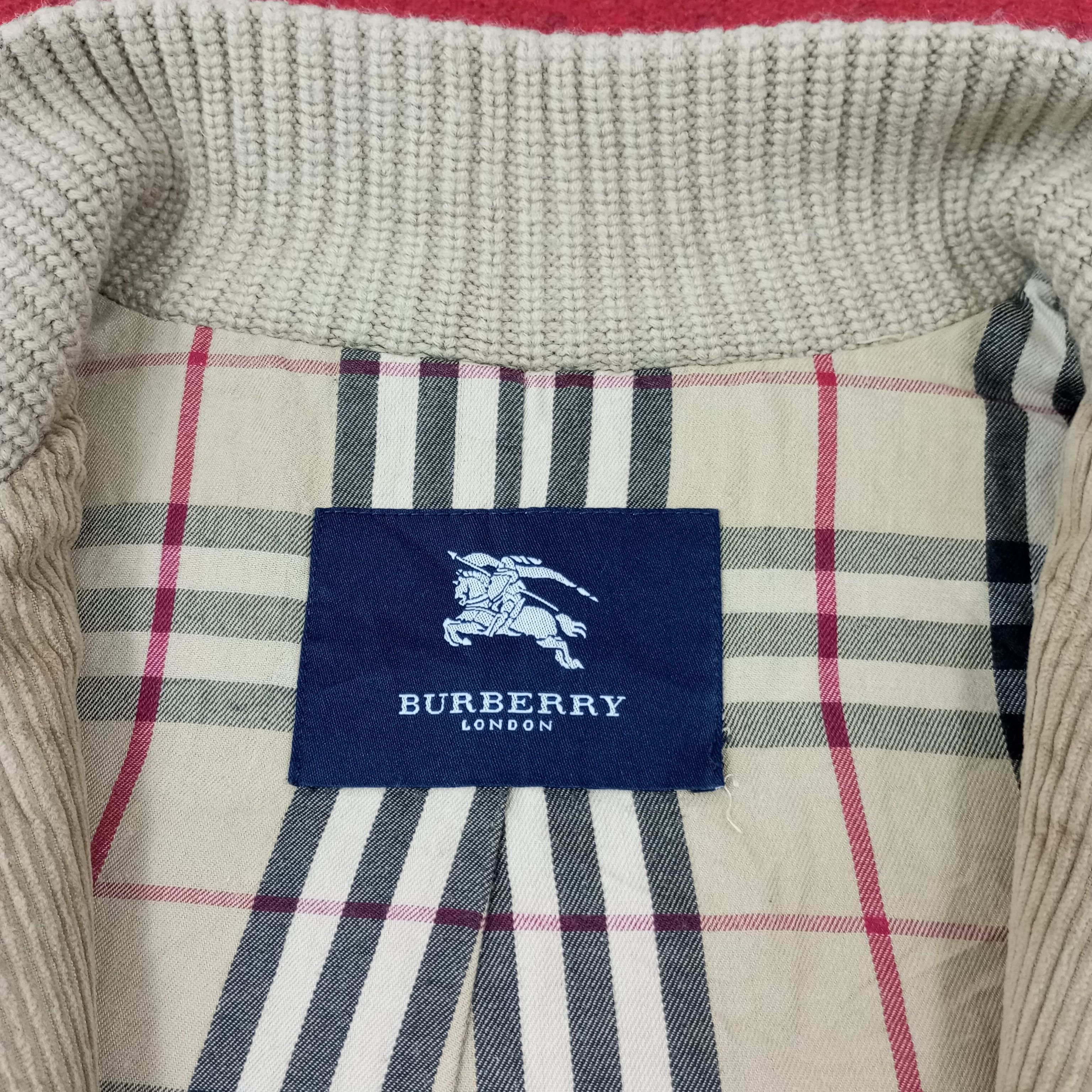 Burberry × Vintage Burberry London Fashion Brand Custom Art Jacket c218n15 Size US XL / EU 56 / 4 - 6 Thumbnail