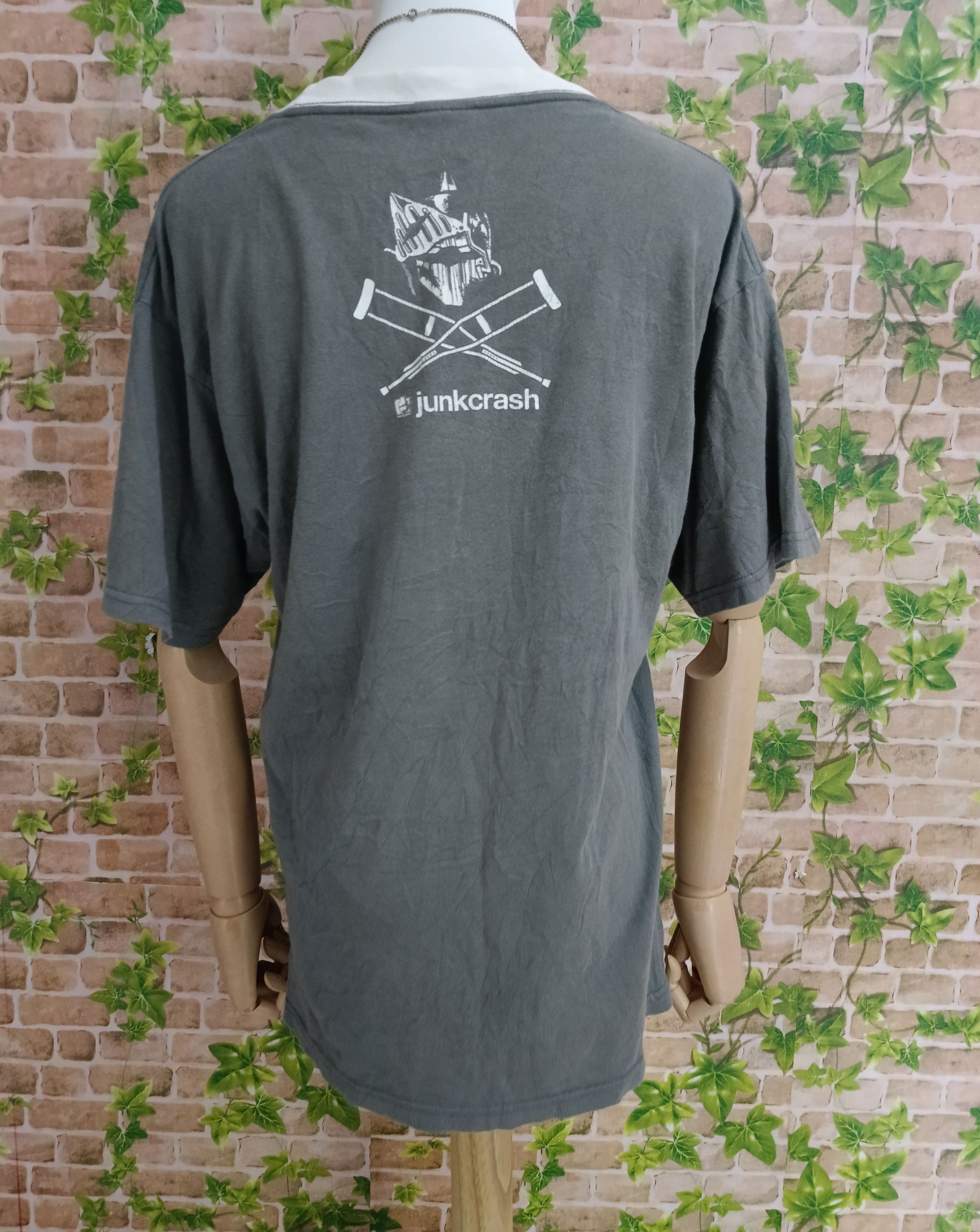 Japanese Brand WARNING JUNKMAN SKULL CROOSBONE Size US M / EU 48-50 / 2 - 3 Thumbnail