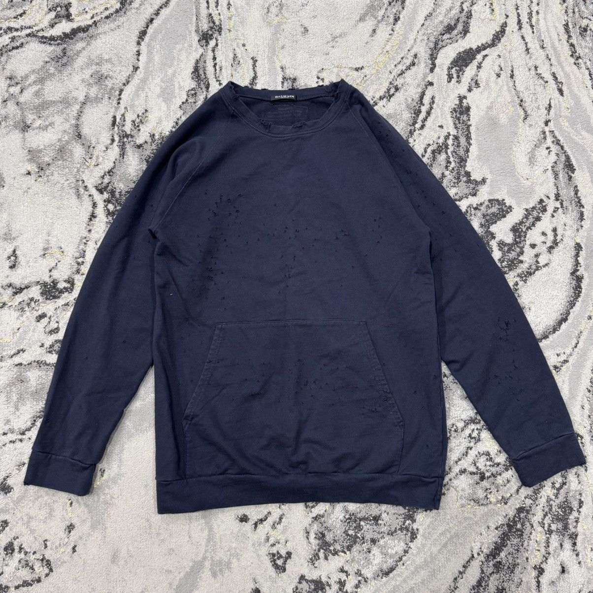 Balmain Balmain by Christophe Decarnin AW10 Shotgun Sweatshirt Size US M / EU 48-50 / 2 - 2 Thumbnail