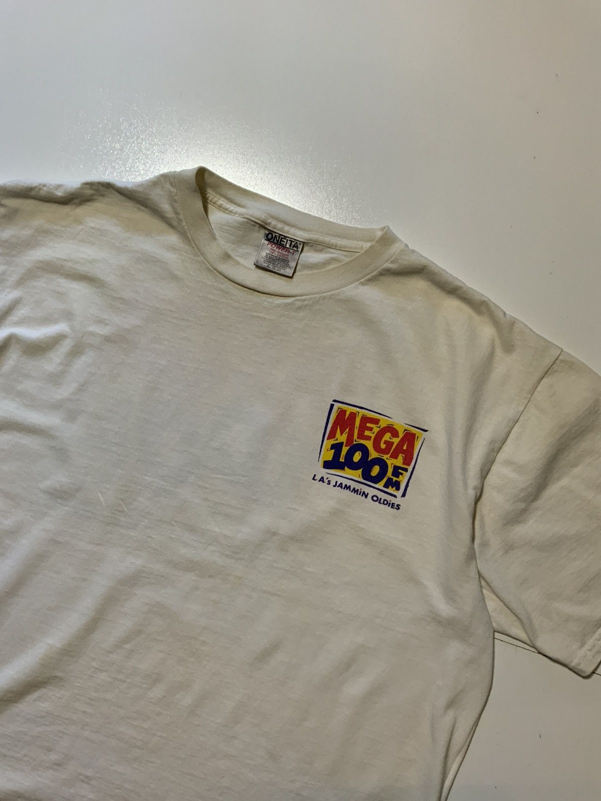 Vintage KCMG 100 FM Los Angeles Jammin Oldies Radio Station T-Shirt Size US XL / EU 56 / 4 - 4 Thumbnail