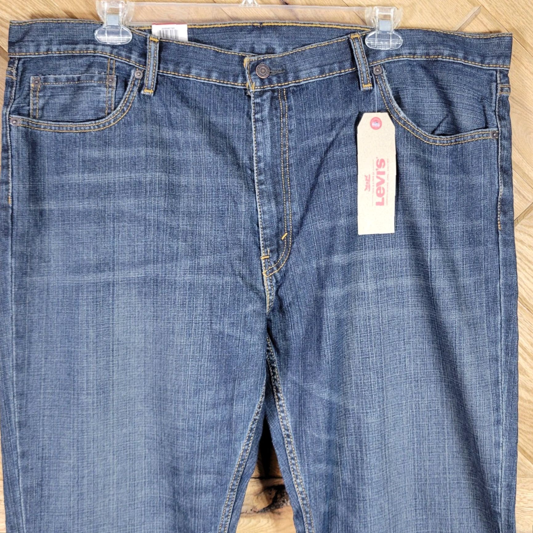 Levi's Levis 559 Jeans Mens Size 44x32 Dark Wash Denim Relaxed Straight Fit with Tags Size US 44 / EU 60 - 2 Thumbnail