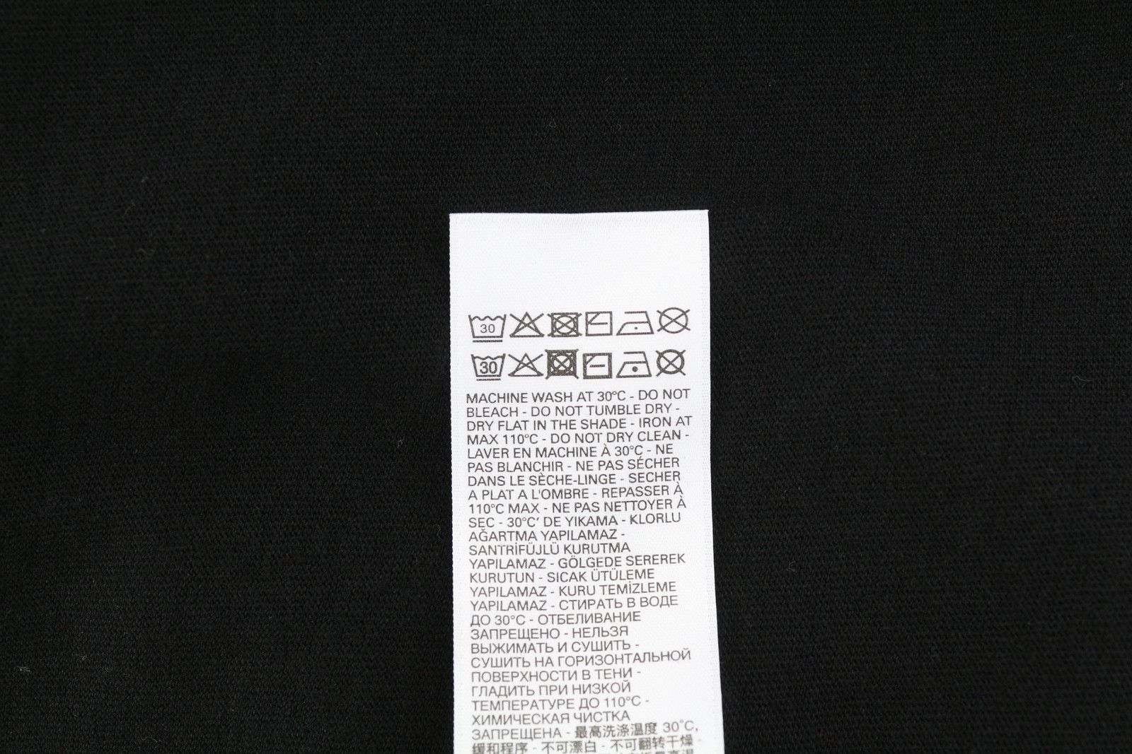 Diesel T-JUST-LS-C3 M Black Cotton Tricot Logo T-Shirt 40984 Size US M / EU 48-50 / 2 - 7 Thumbnail