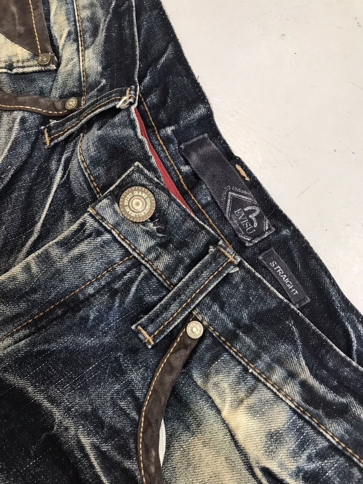 Japanese Brand Vintage Evisu inspired emboridered denim Size US 32 / EU 48 - 5 Thumbnail